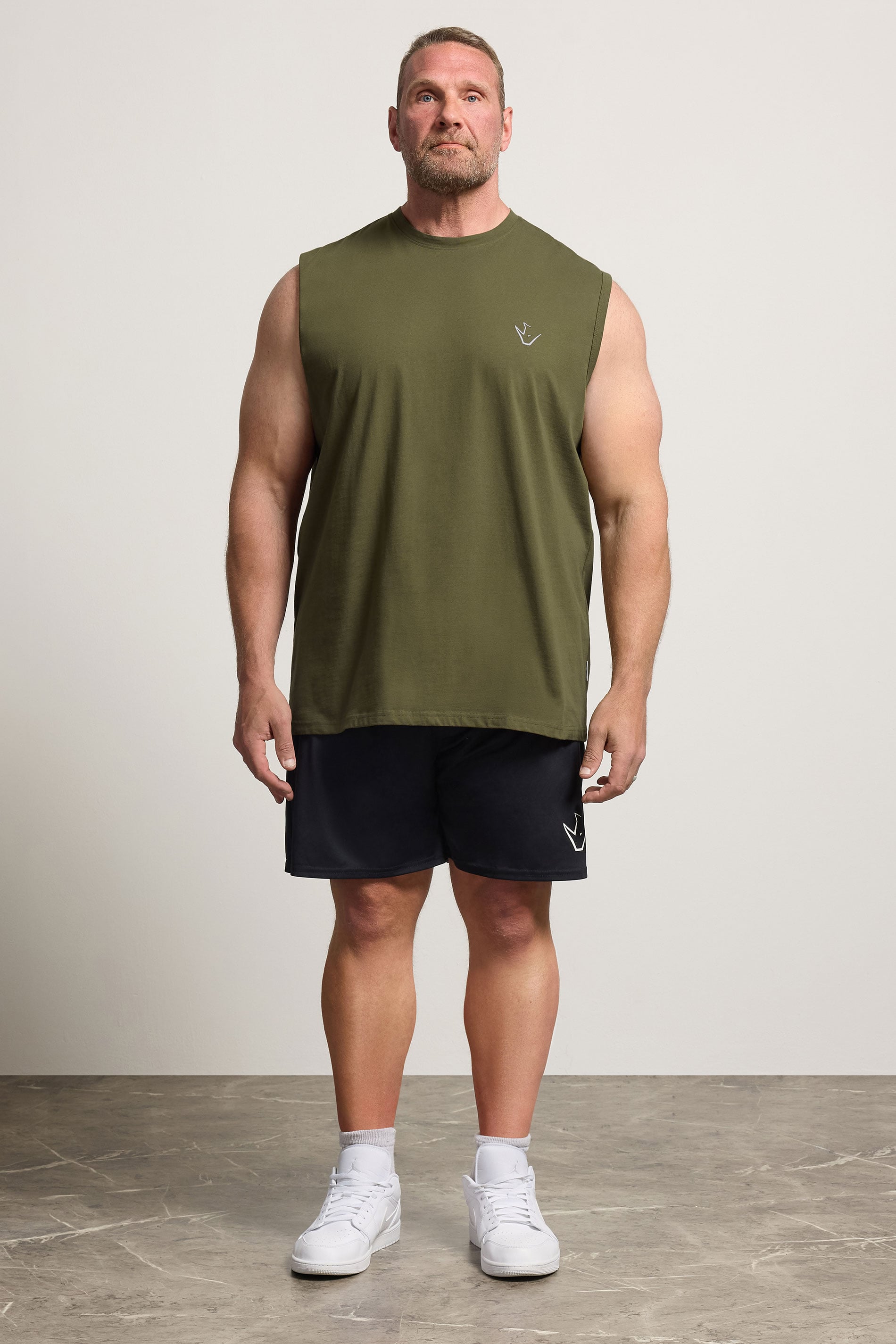 IronRhino Big & Tall Olive Green 'Rest Day' Vest | BadRhino 1