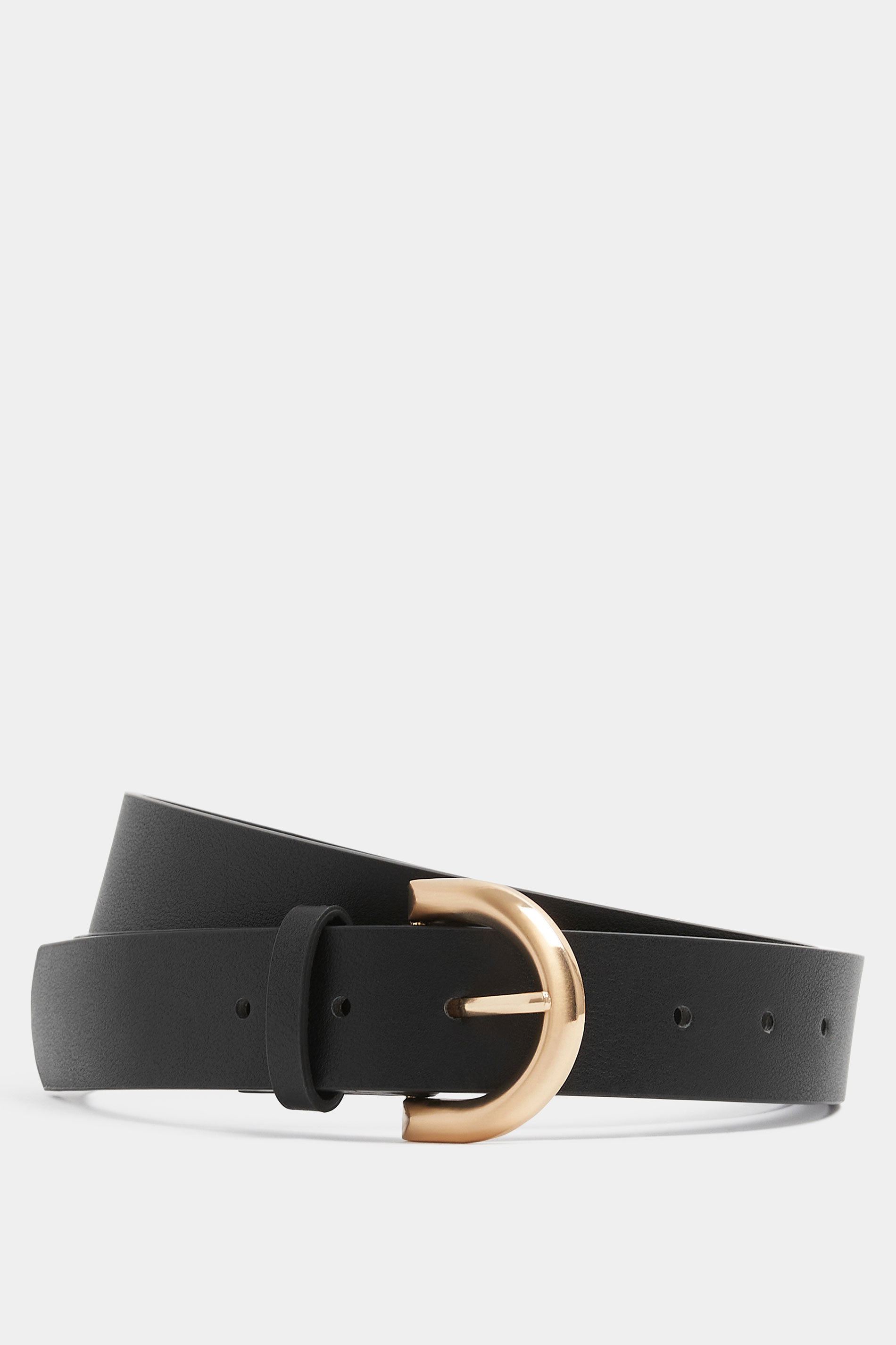 Black Faux Leather Belt | Yours Clothing 3