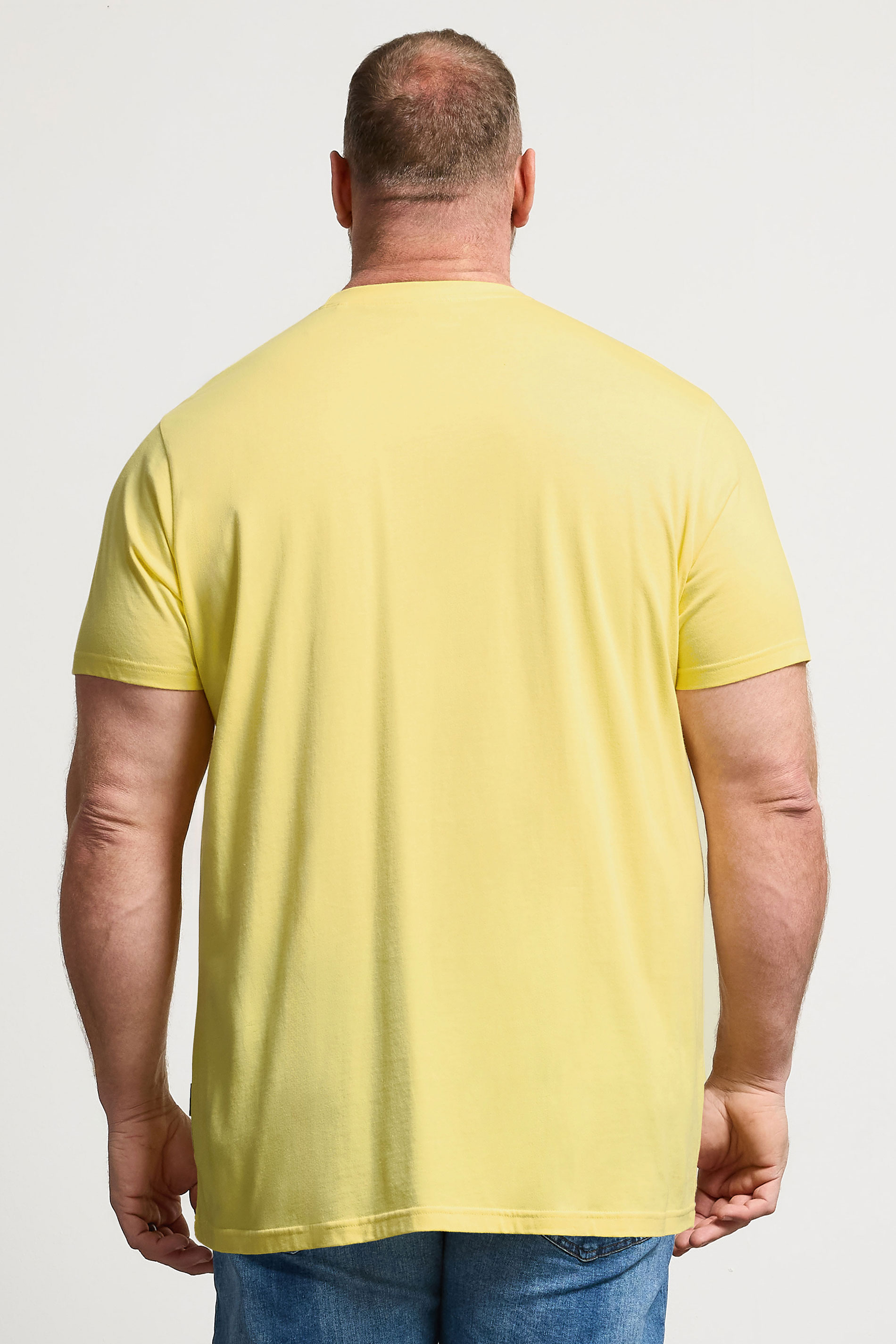 BadRhino Big & Tall 5 PACK Yellow/Green/Blue/Red/White Extra Long T-Shirts | BadRhino 5