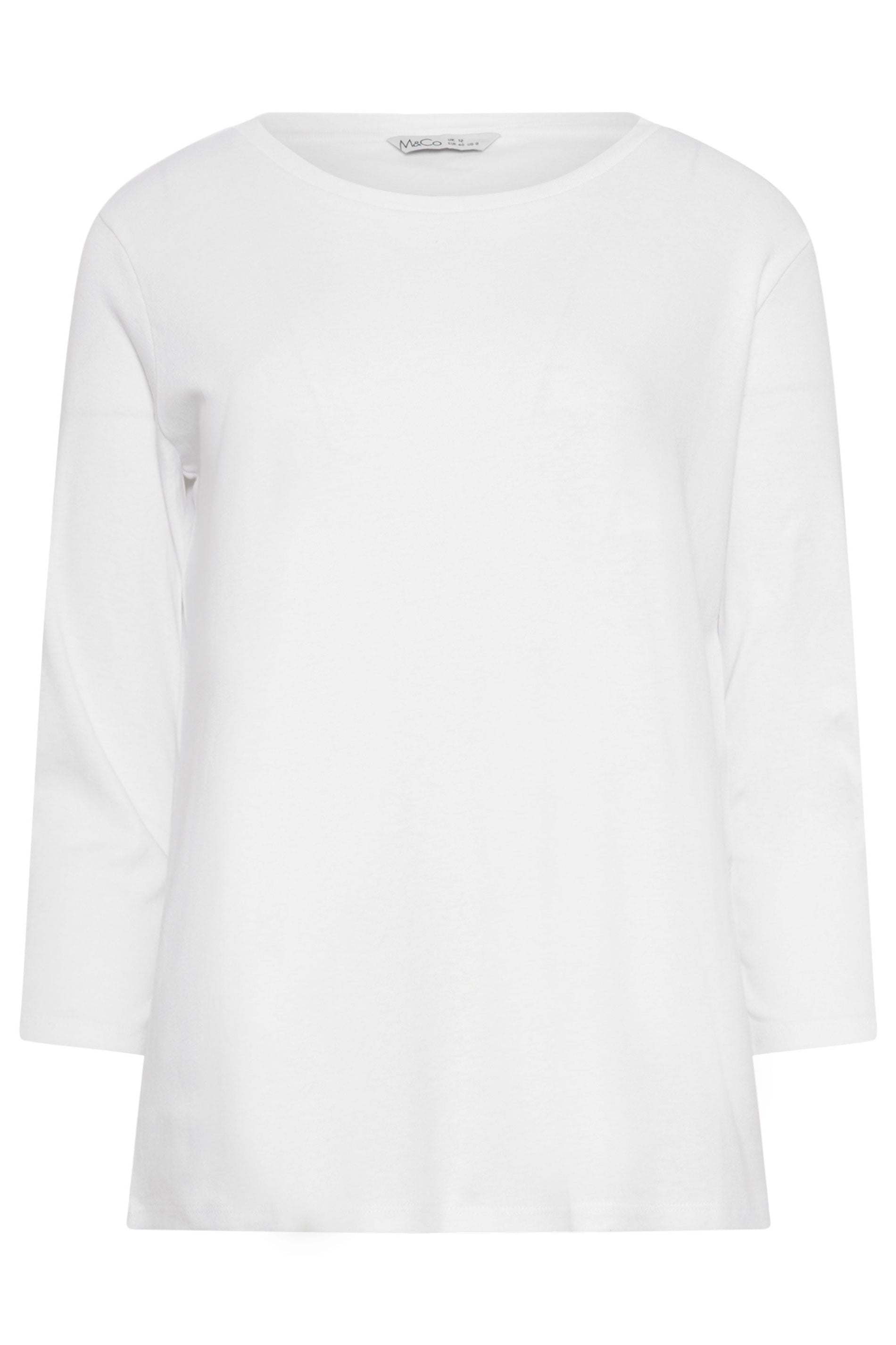 M&Co 2 PACK Black & White Cotton Tops | M&Co  9