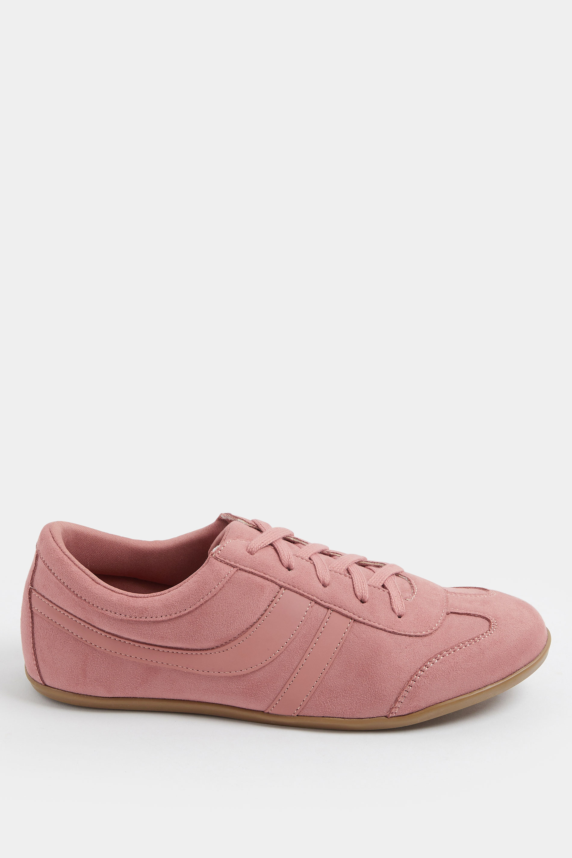 LTS Coral Pink Padded Retro Trainers In Standard Fit | Long Tall Sally 2