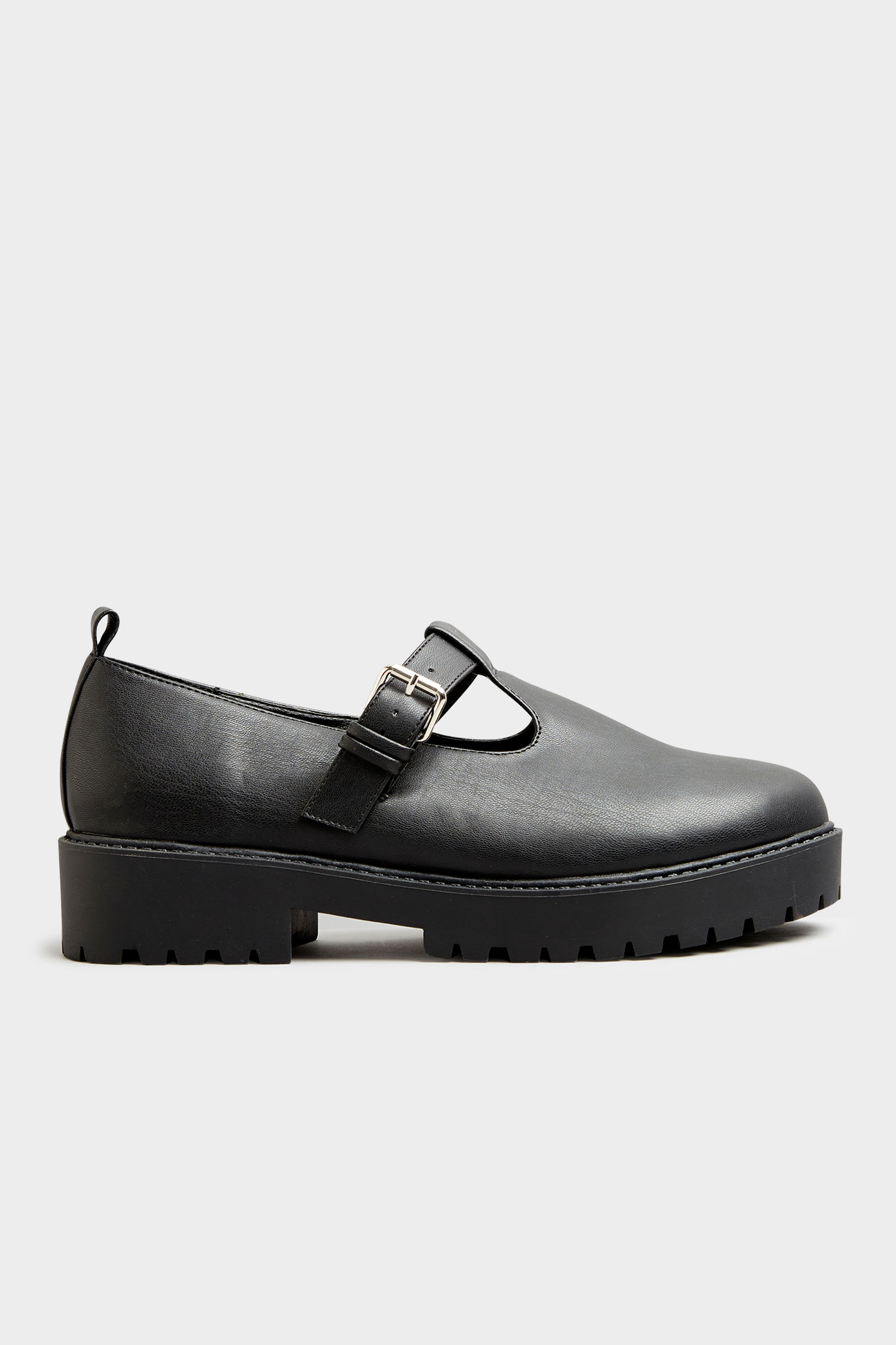 Plus Size LIMITED COLLECTION Black Mary Janes In Extra Wide Fit | Long ...