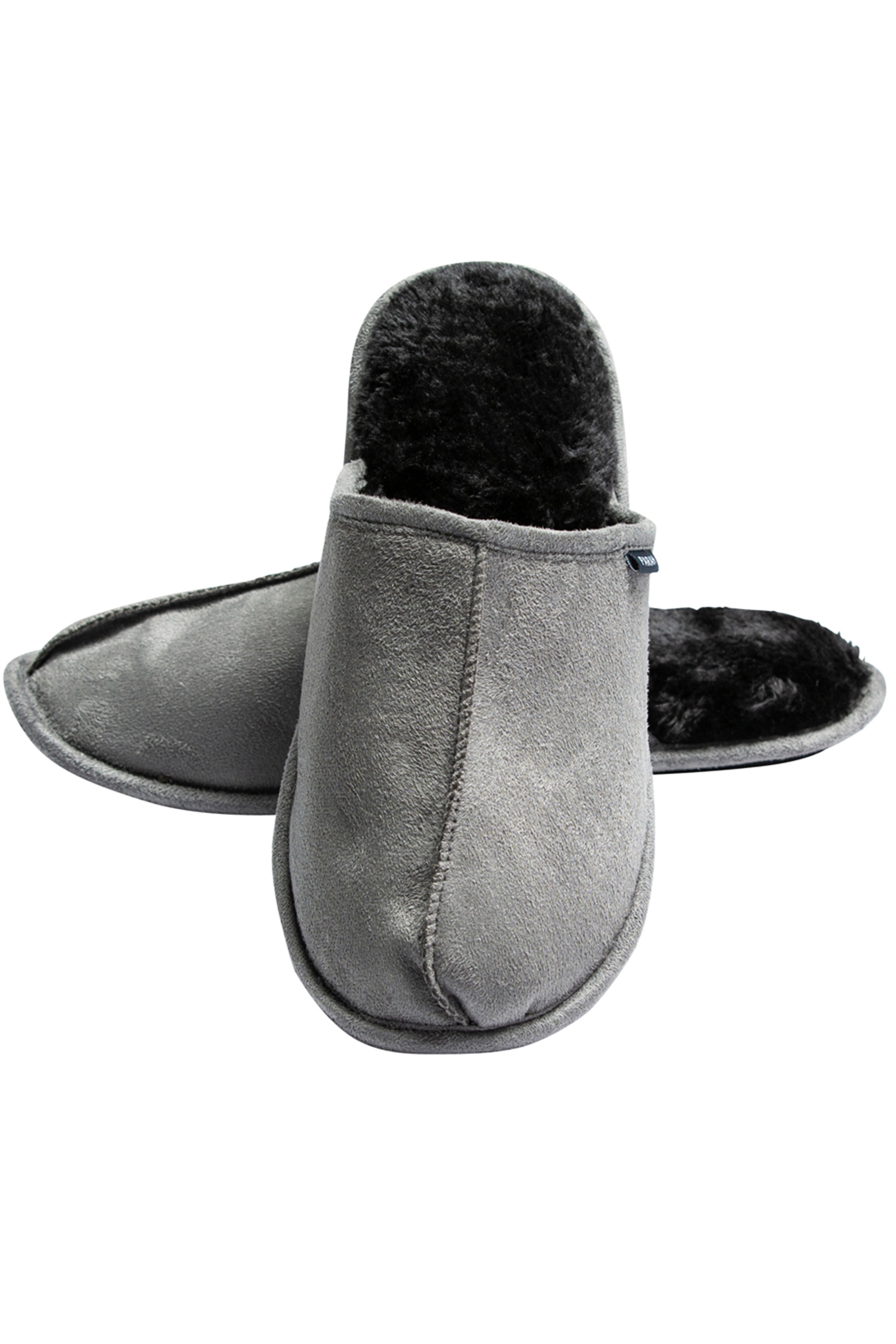 FARAH Grey Mule Slippers 1
