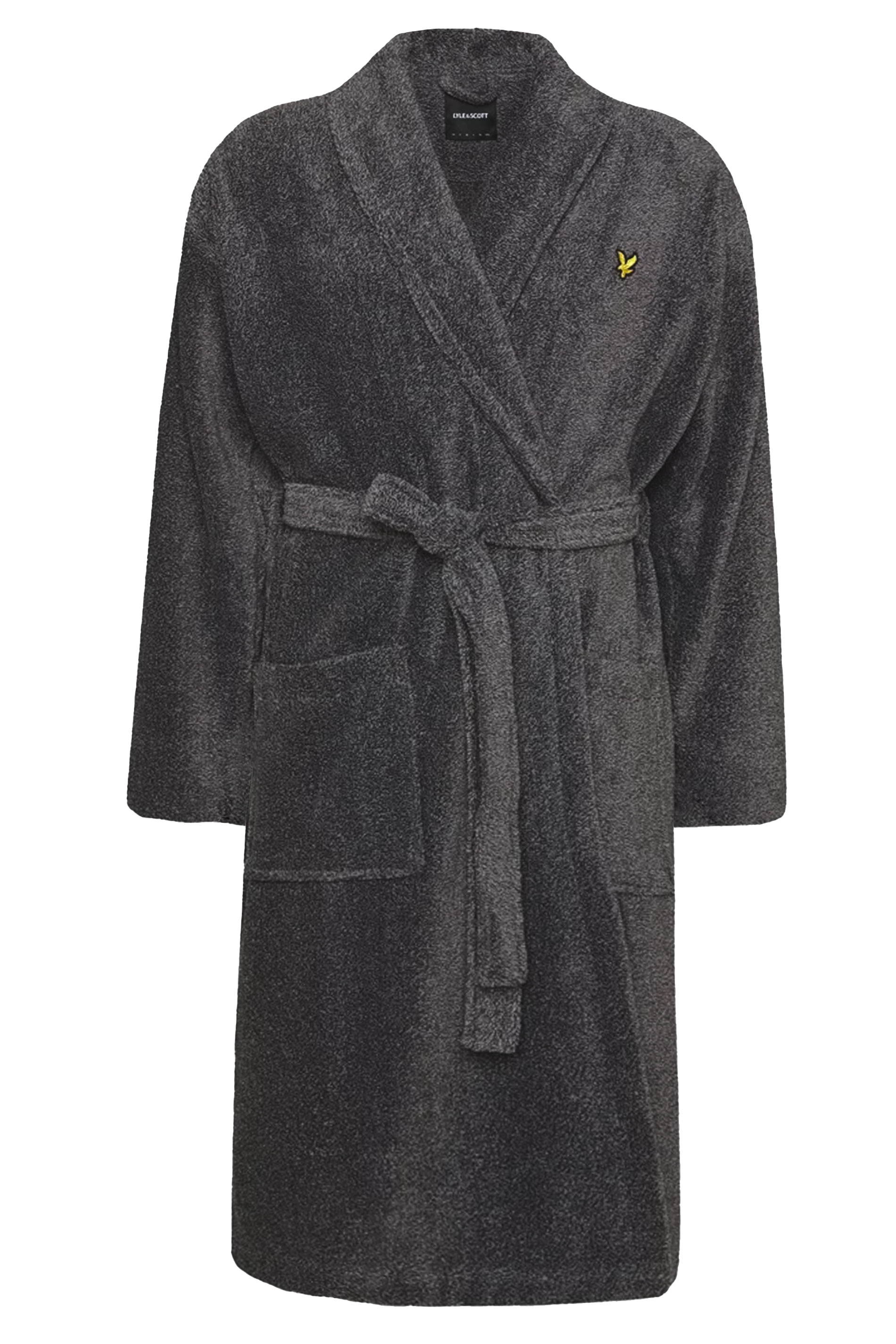 LYLE & SCOTT Charcoal Grey Lucas Dressing Gown | BadRhino 2