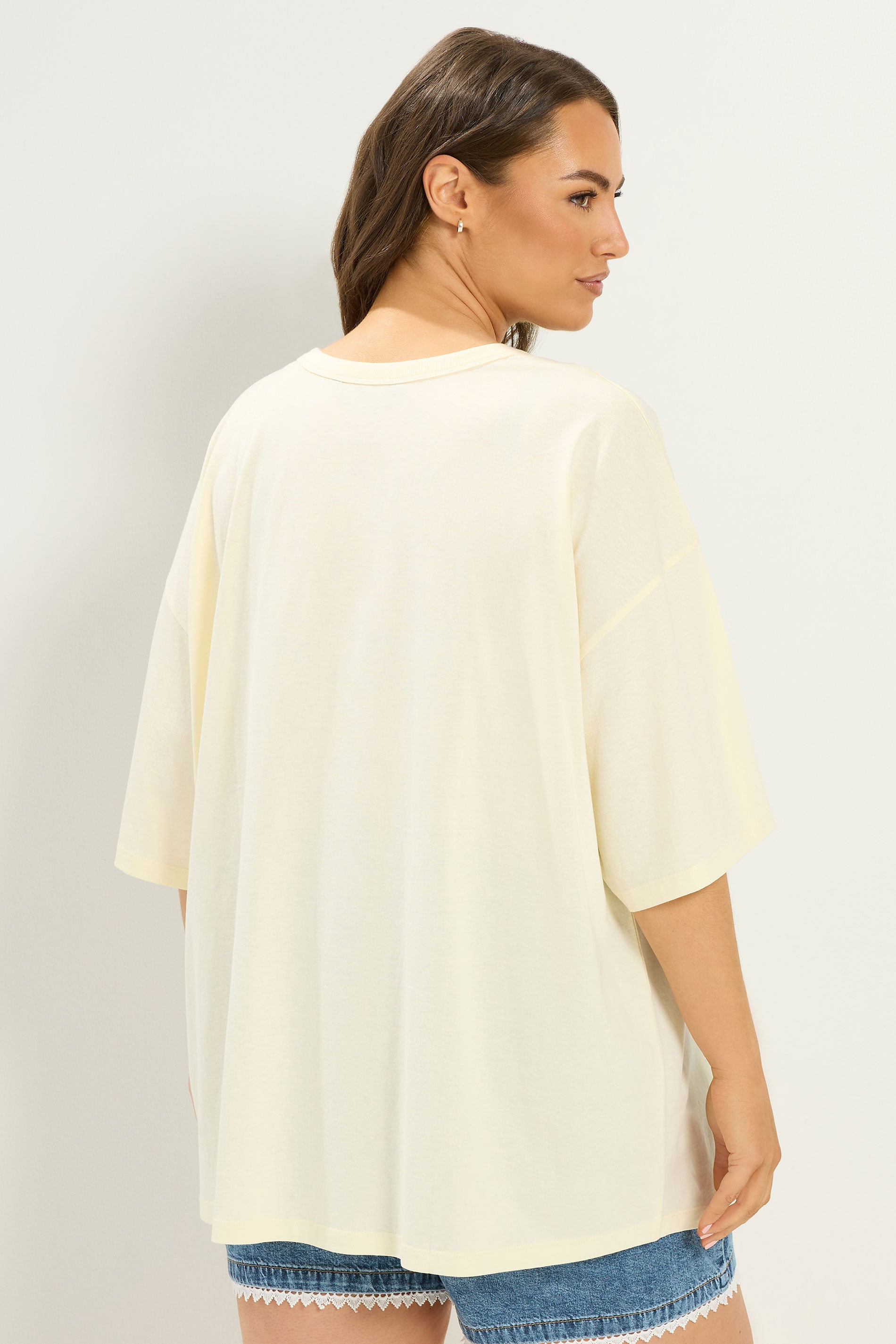 YOURS Plus Size Yellow Sunflower Graphic T-Shirt | Yours Clothing 2