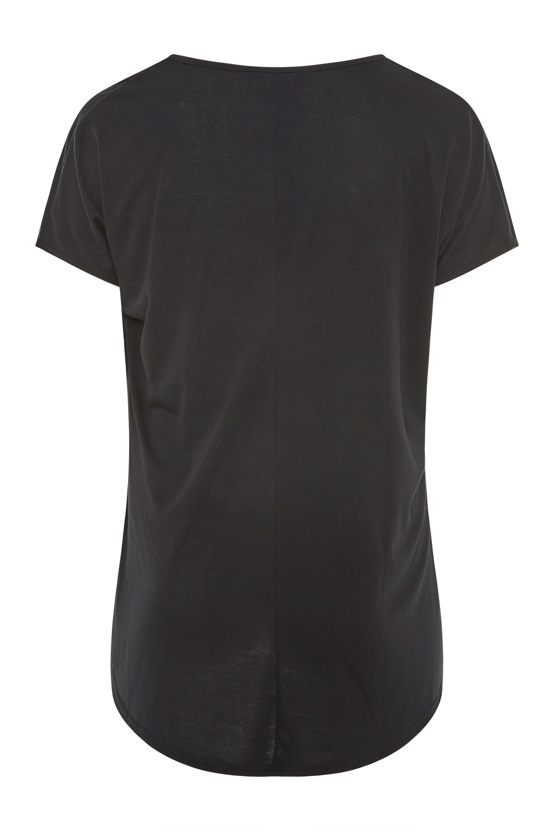 Grande taille  Tops Grande taille  T-Shirts | T-Shirt Noir Coeurs Léopard - GJ47112