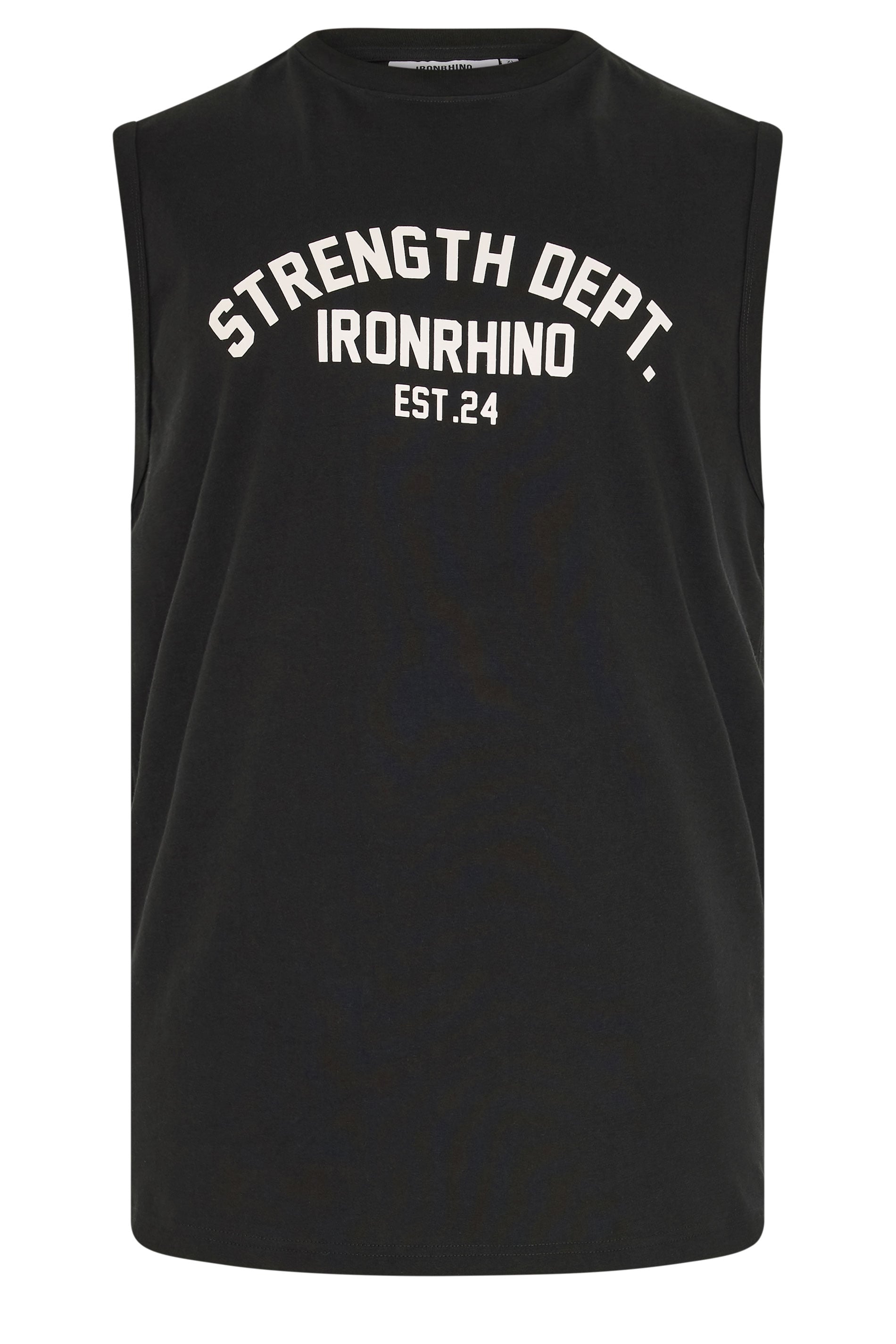IronRhino Big & Tall Black Strength Dept Vest | BadRhino 7