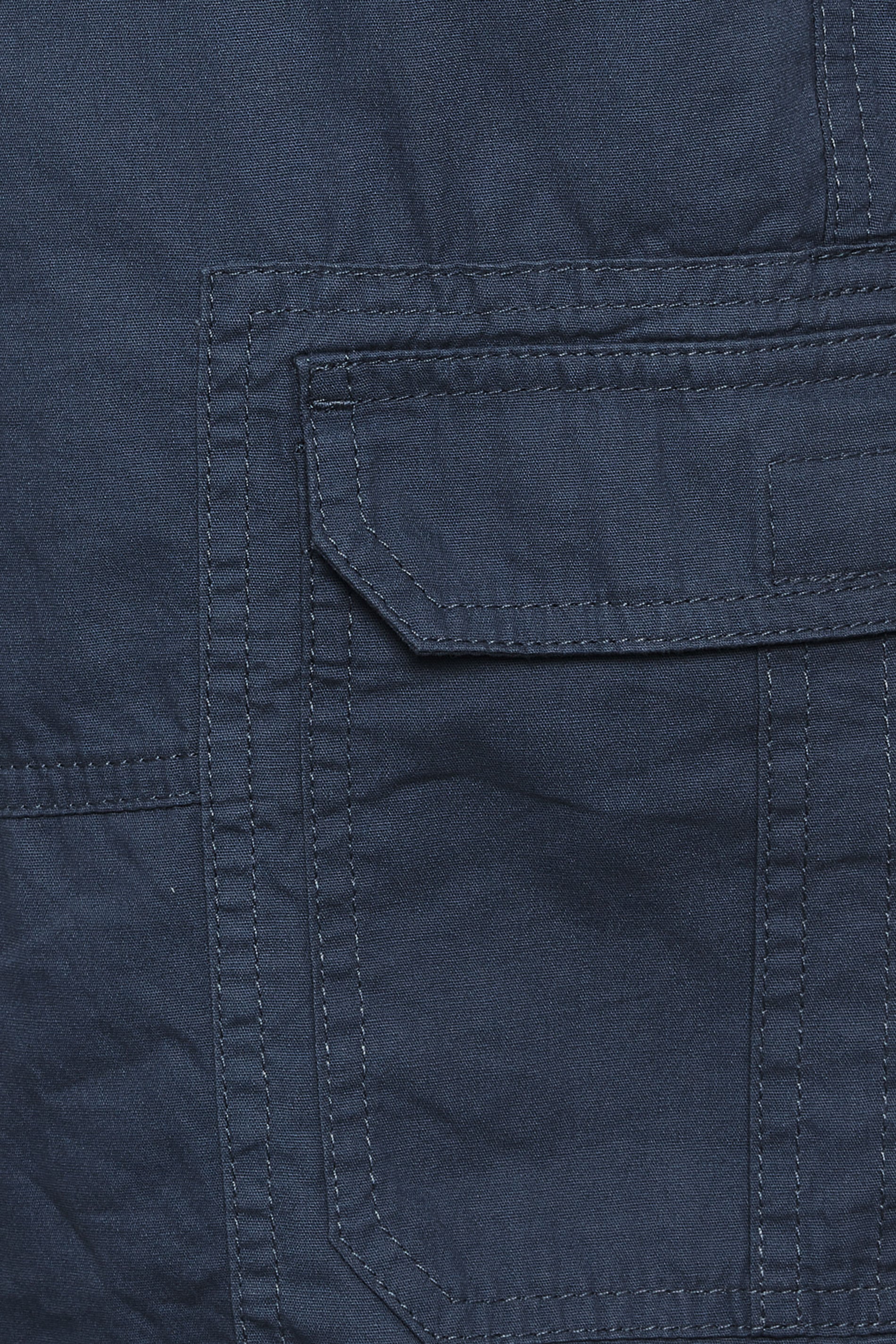 BadRhino Big & Tall Navy Blue Long Length Cargo Shorts | BadRhino 9