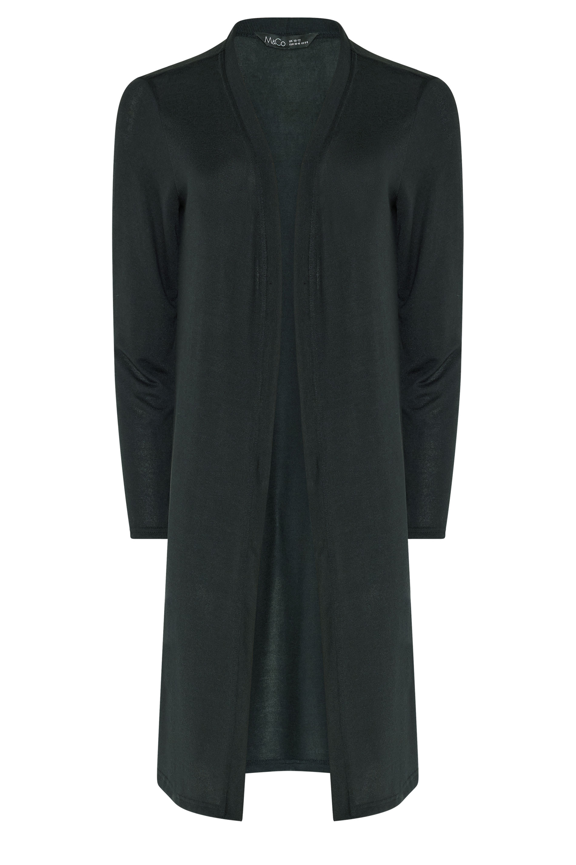 M&Co Black Long Sleeve Open Front Cardigan | M&Co 5