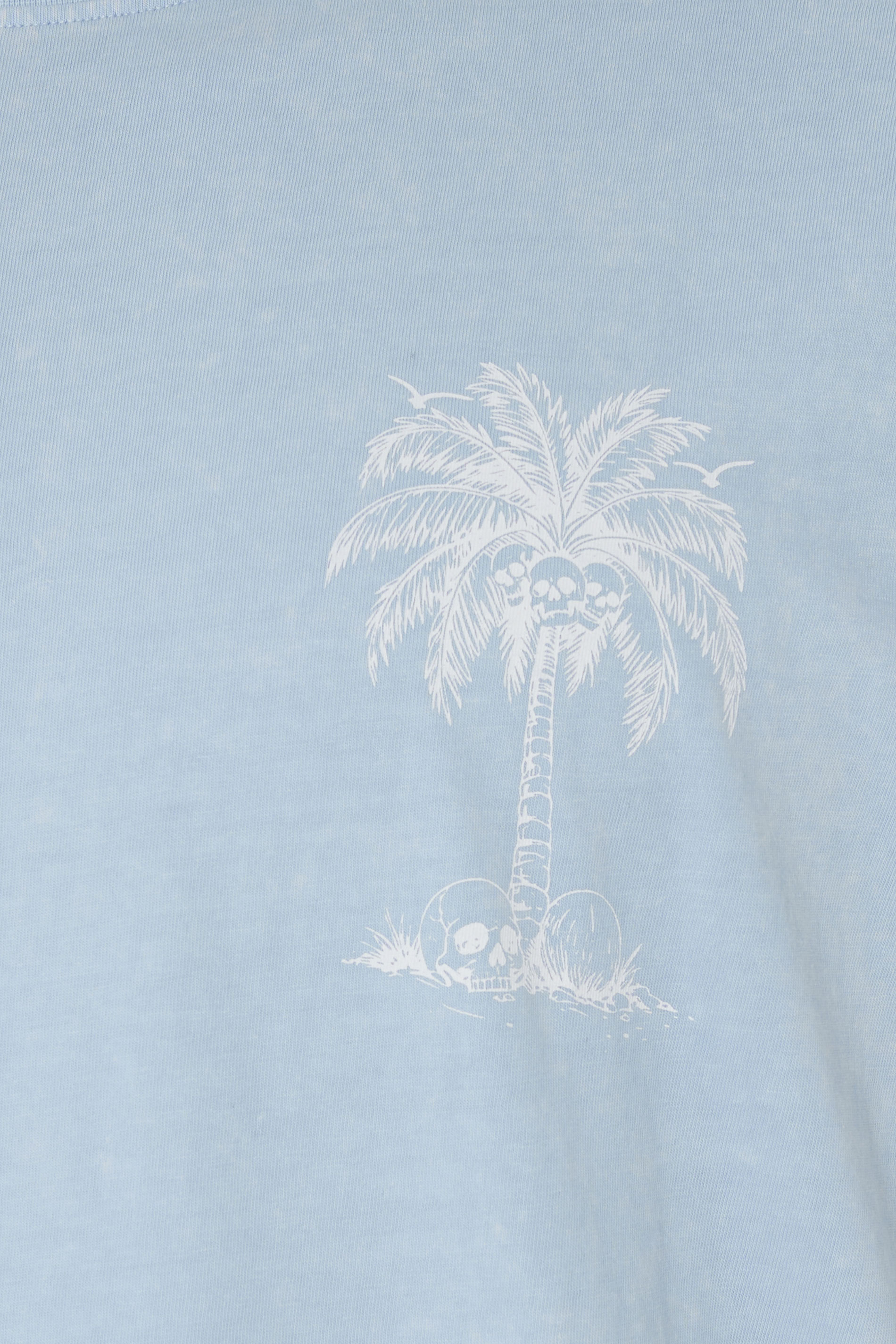 BadRhino Big & Tall Light Blue Acid Wash Graphic T-Shirt | BadRhino 8