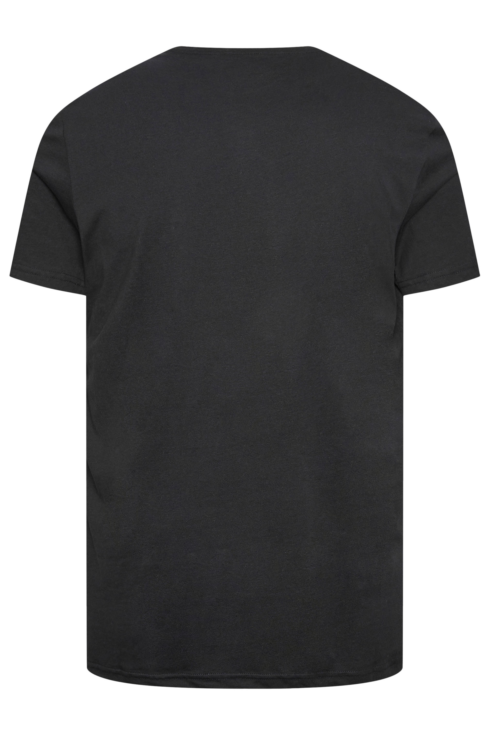 BLEND Big & Tall Black 'Original' Printed T-Shirt | BadRhino 3