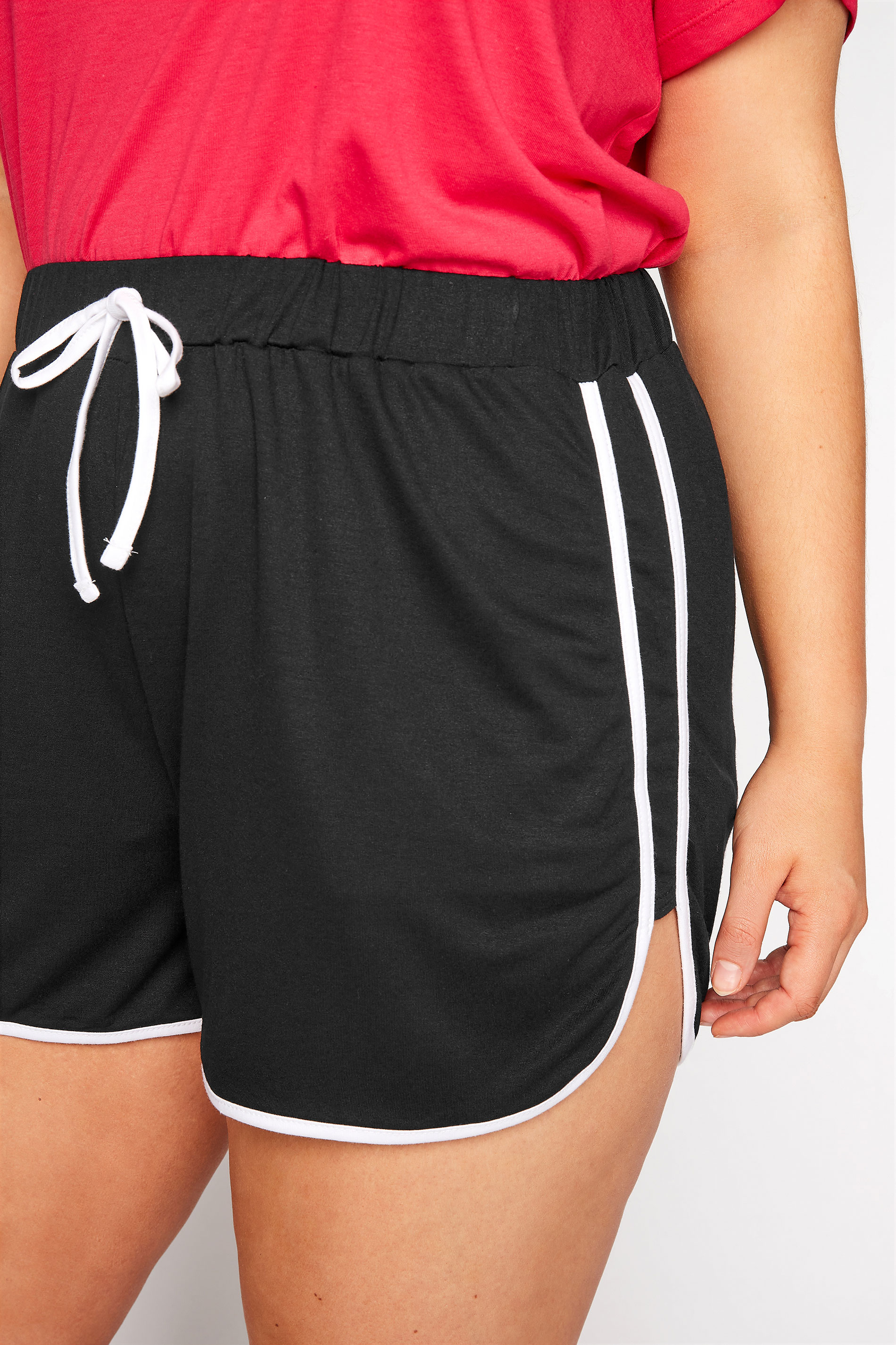 black-side-stripe-shorts-yours-clothing