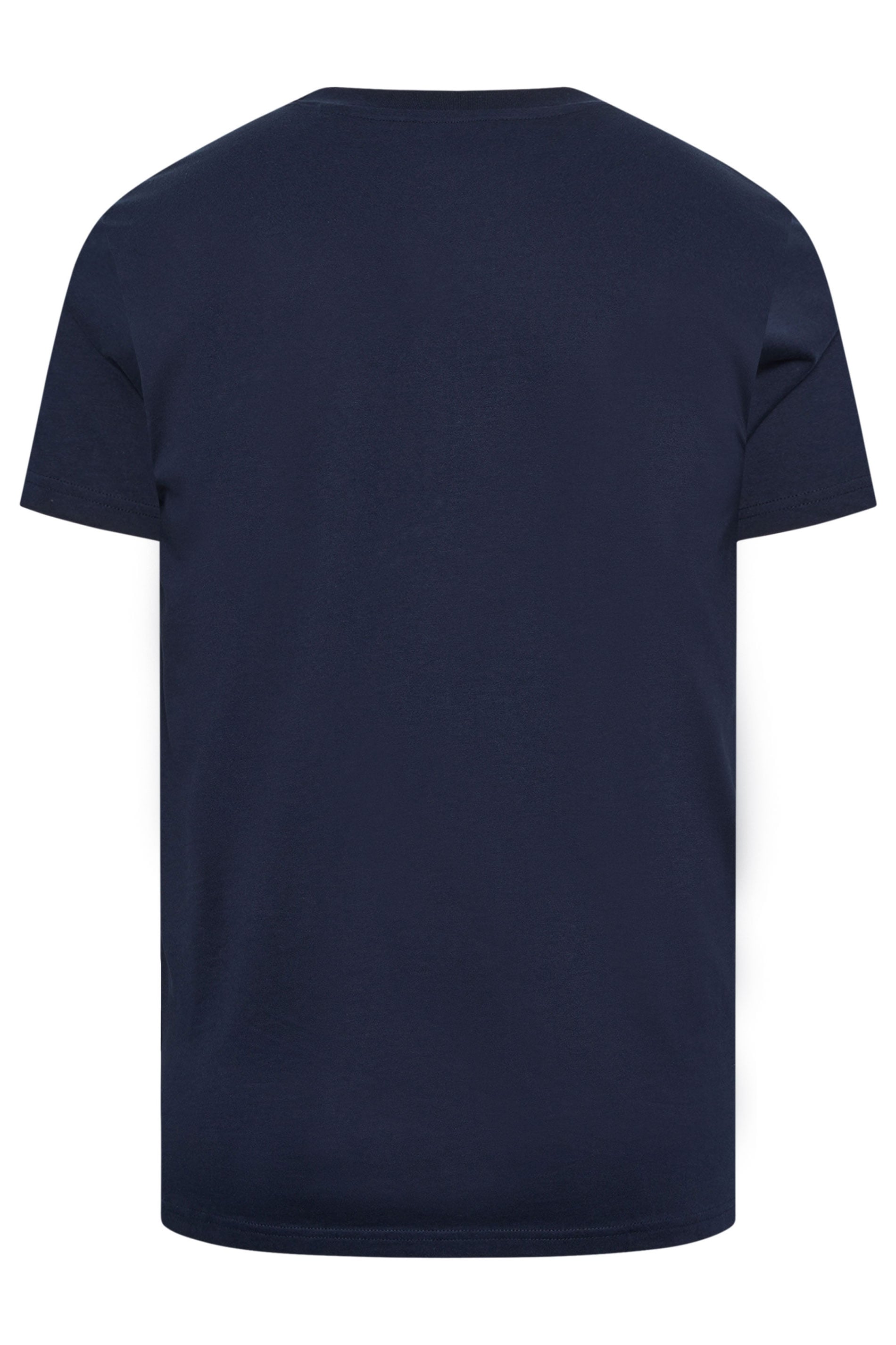 BadRhino Big & Tall Navy Blue Extra Long Nashville Graphic T-Shirt | BadRhino 5