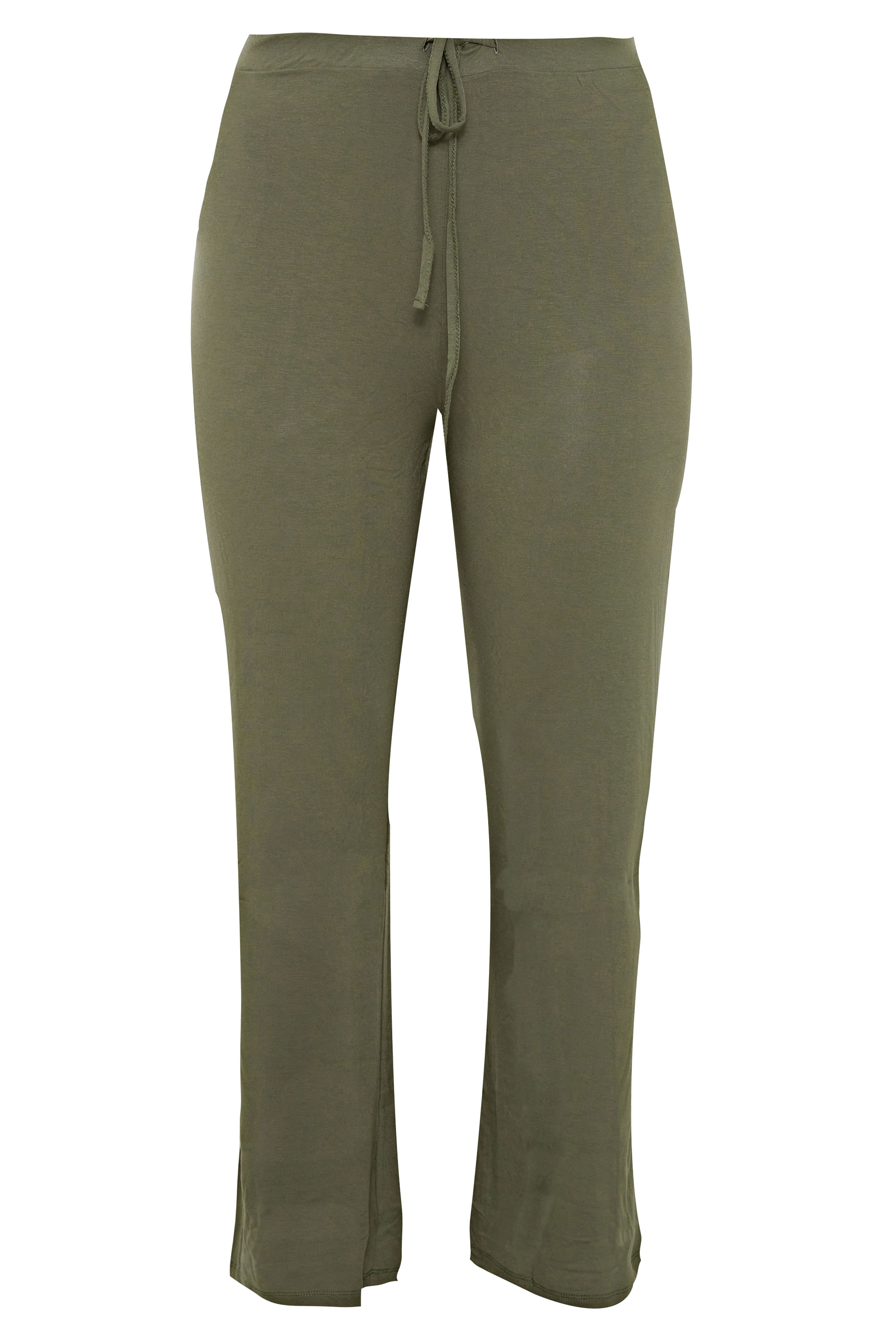 Grande taille  Pantalons Grande taille  Joggings | Pantalon de Yoga Vert Kaki - YF72590