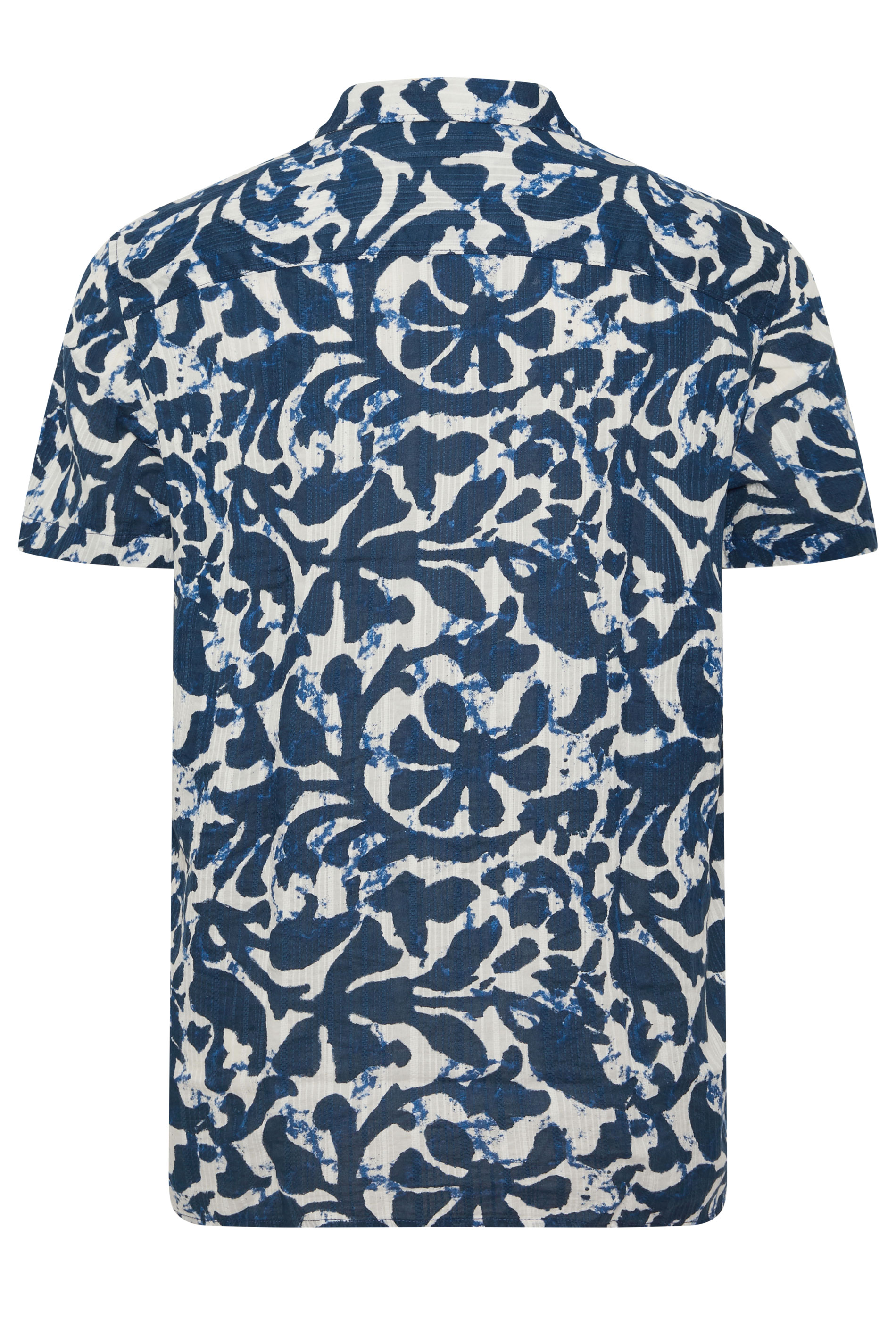 JACK & JONES Big & Tall Blue Sun Print Resort Shirt | BadRhino 2