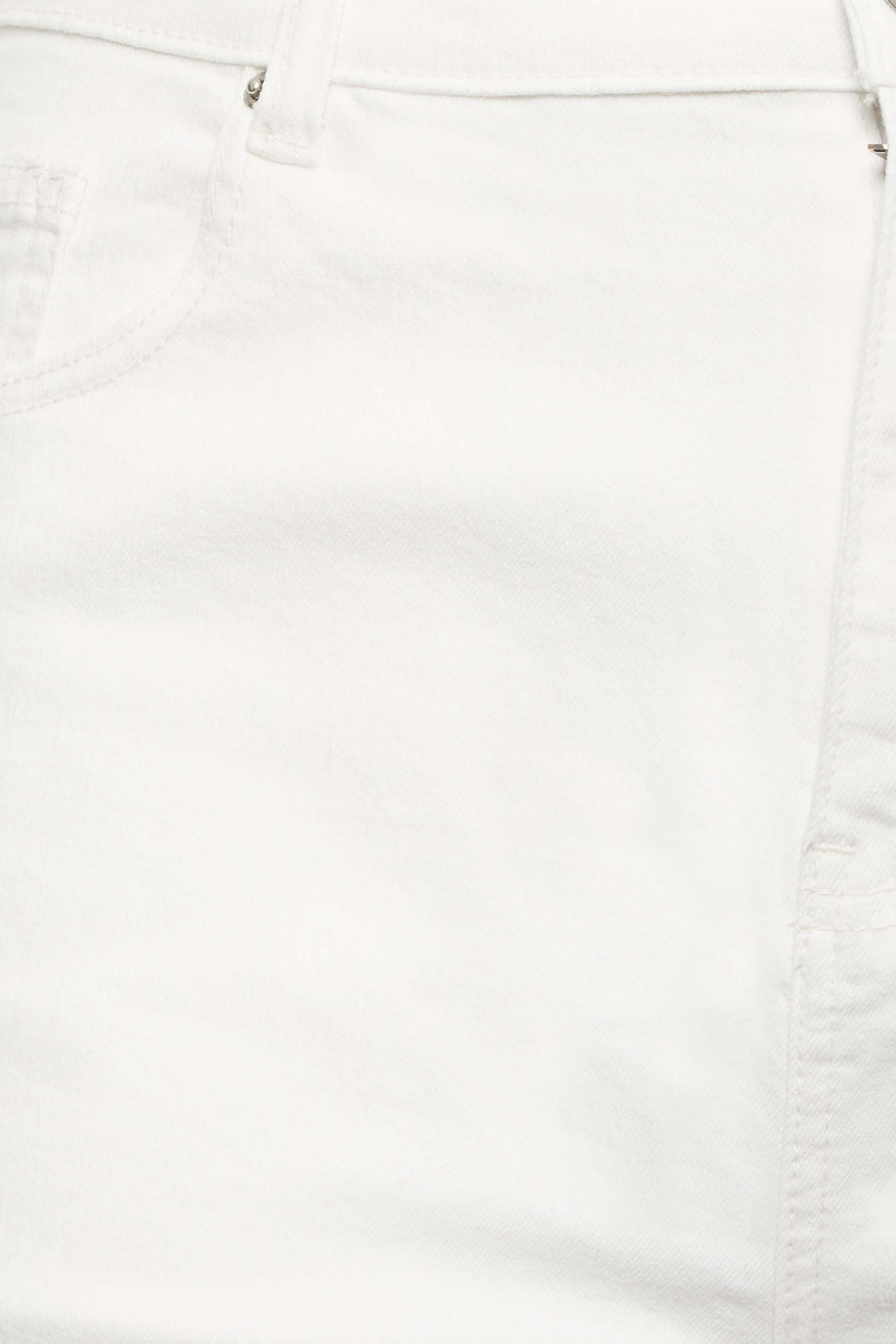 YOURS Curve Plus Size White Mom Shorts | Yours Clothing