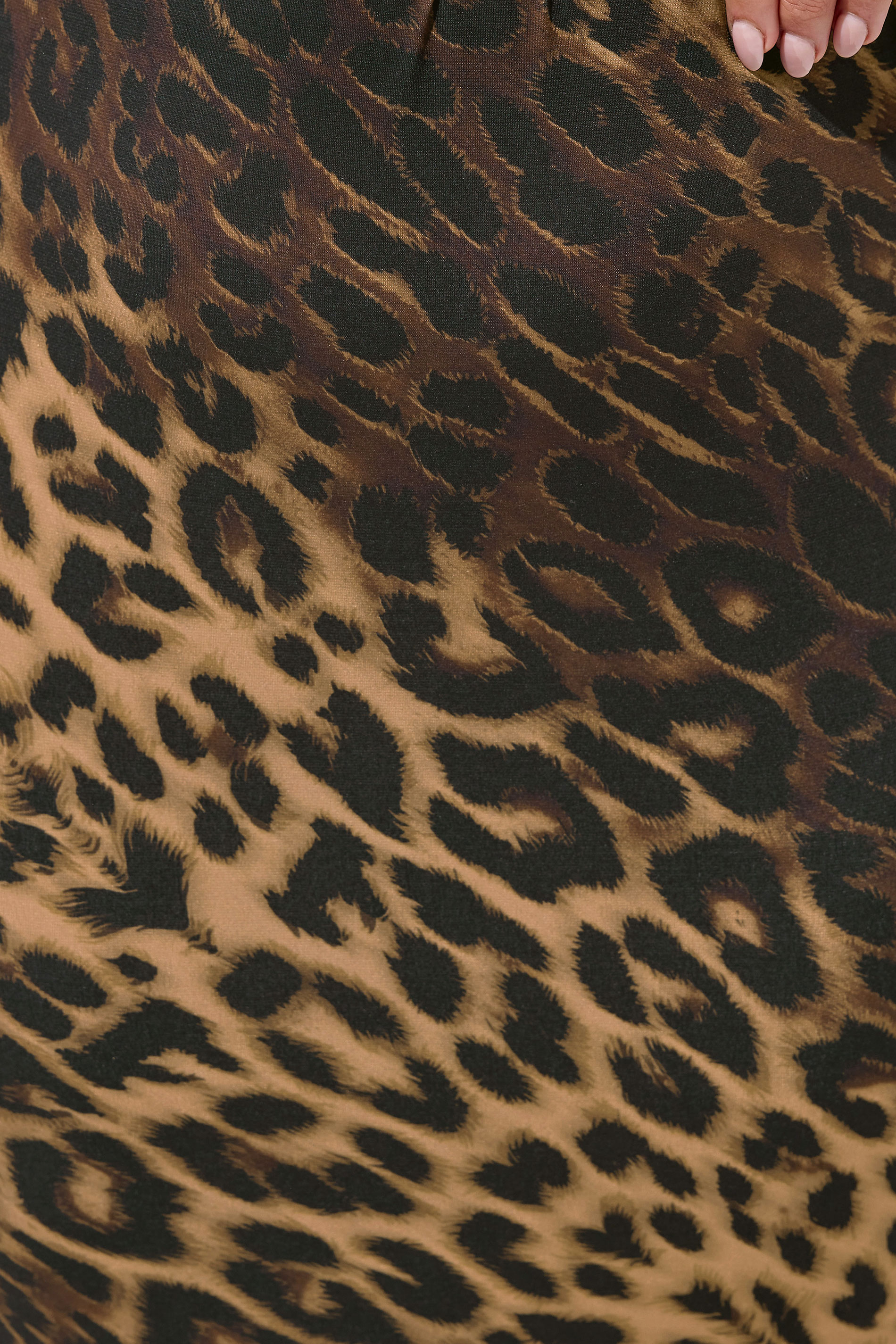 LIMITED COLLECTION Plus Size Brown Maxi Leopard Print Skirt | Yours Clothing 4