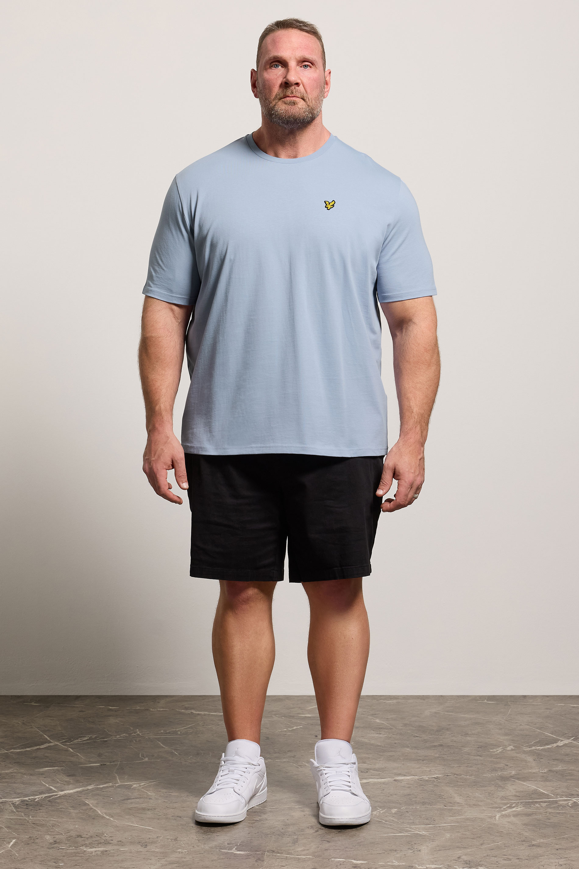 LYLE & SCOTT Big & Tall Bubble Blue Core T-Shirt | BadRhino 1