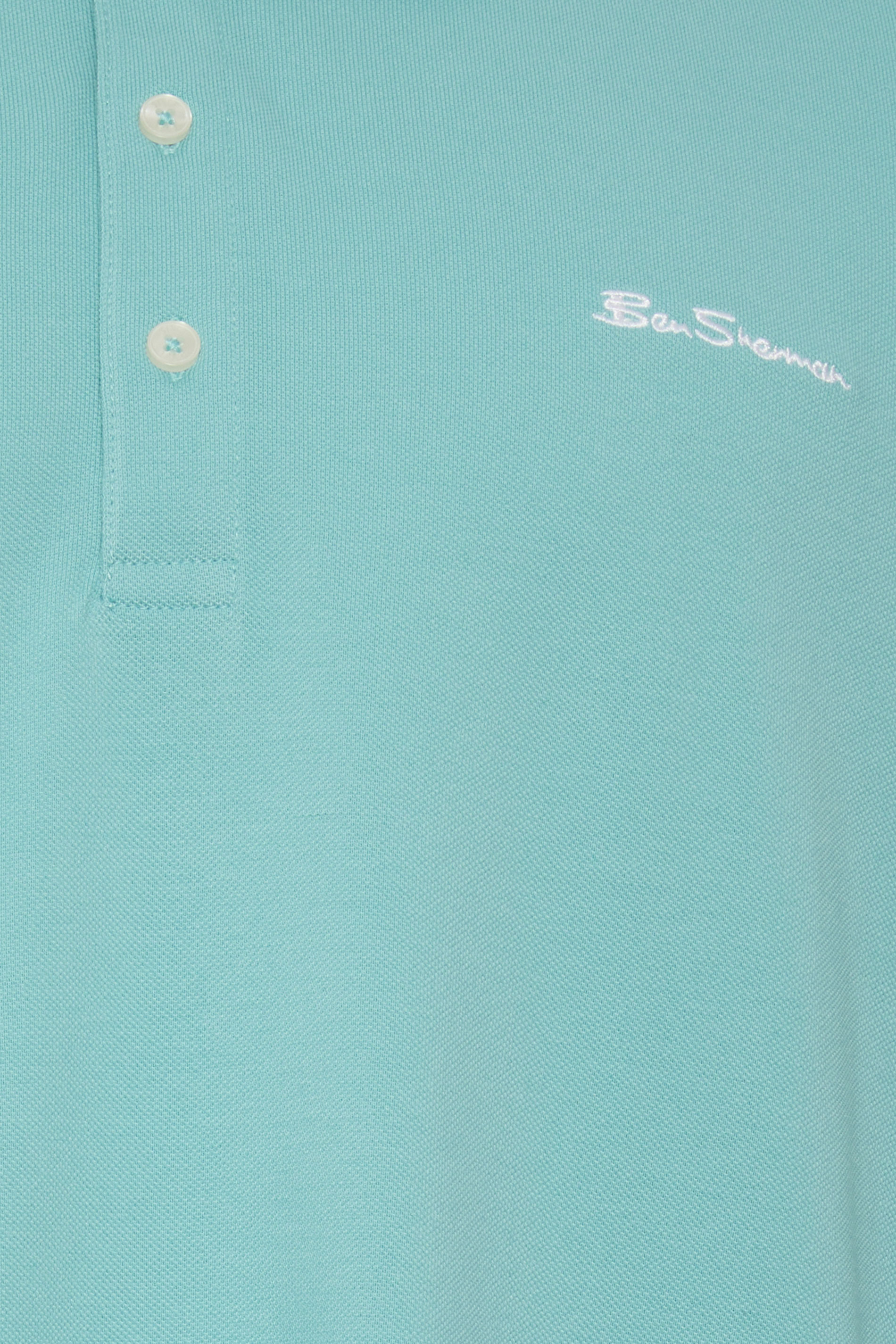 Ben Sherman Big & Tall Blush Pink Signature Pique Polo Shirt | BadRhino 5