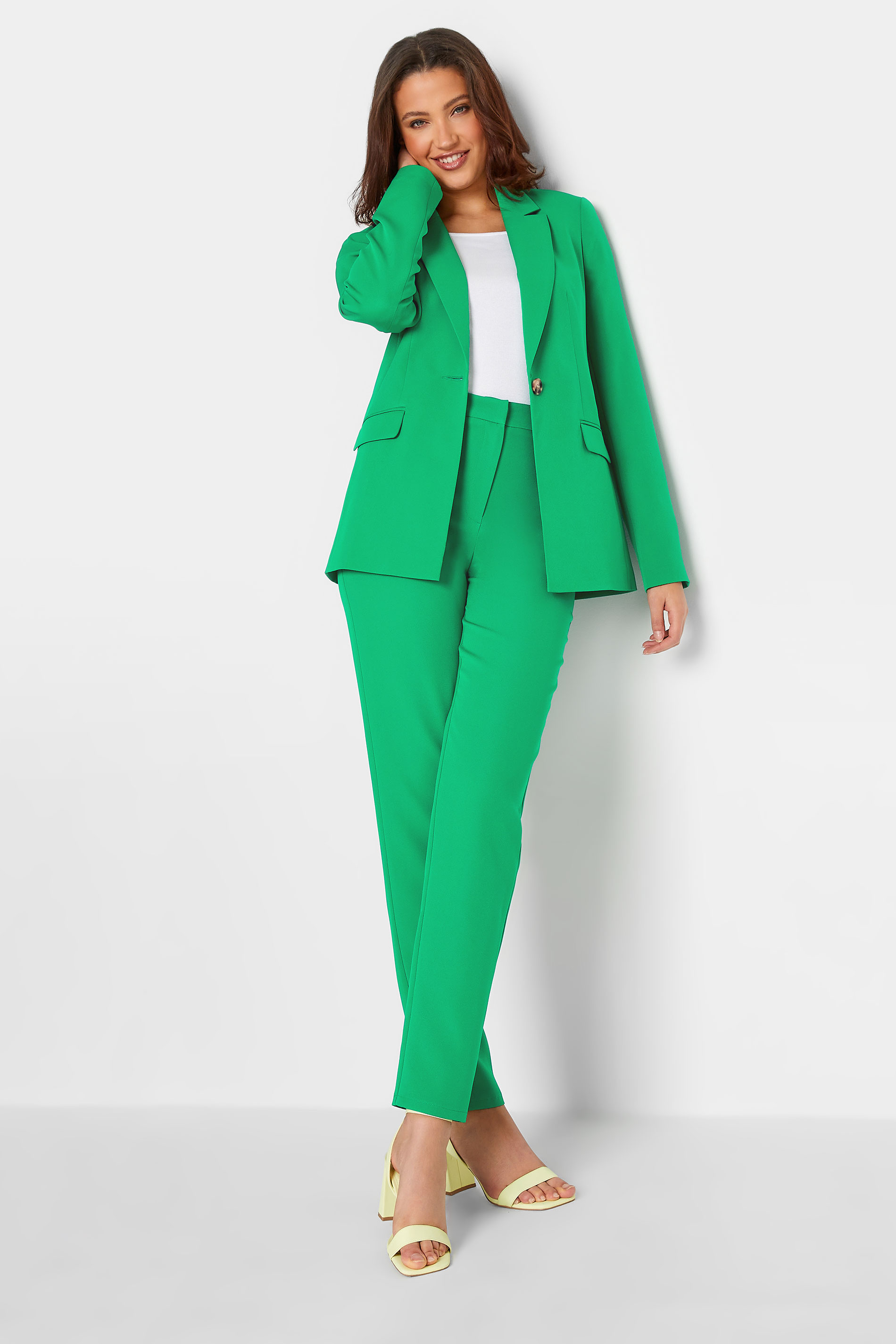 LTS Tall Women's Green Tailored Blazer | Long Tall Sally  2