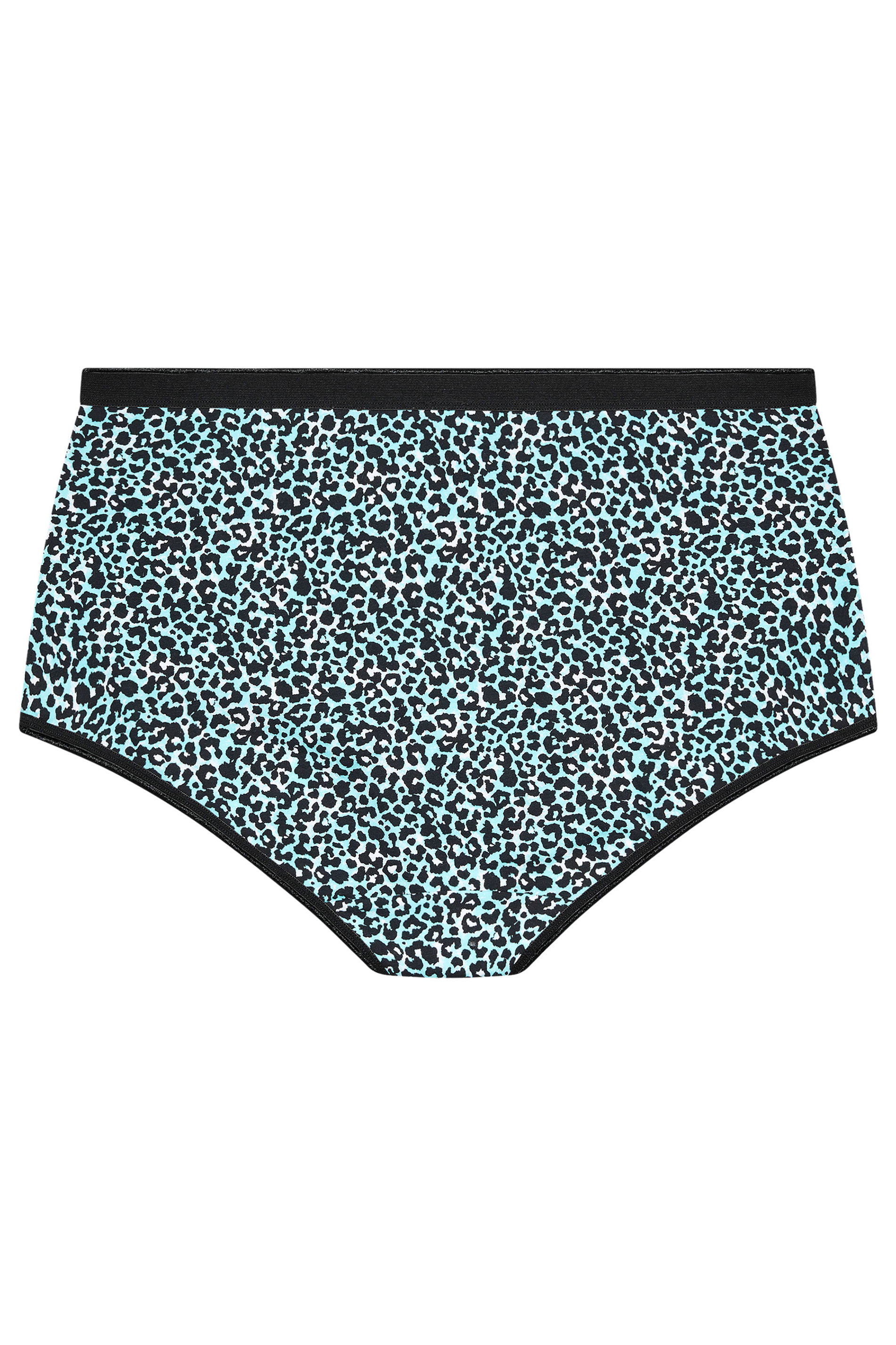 YOURSET 5 PACK Plus Size Blue Animal Star Full Briefs | Yours Clothing 7
