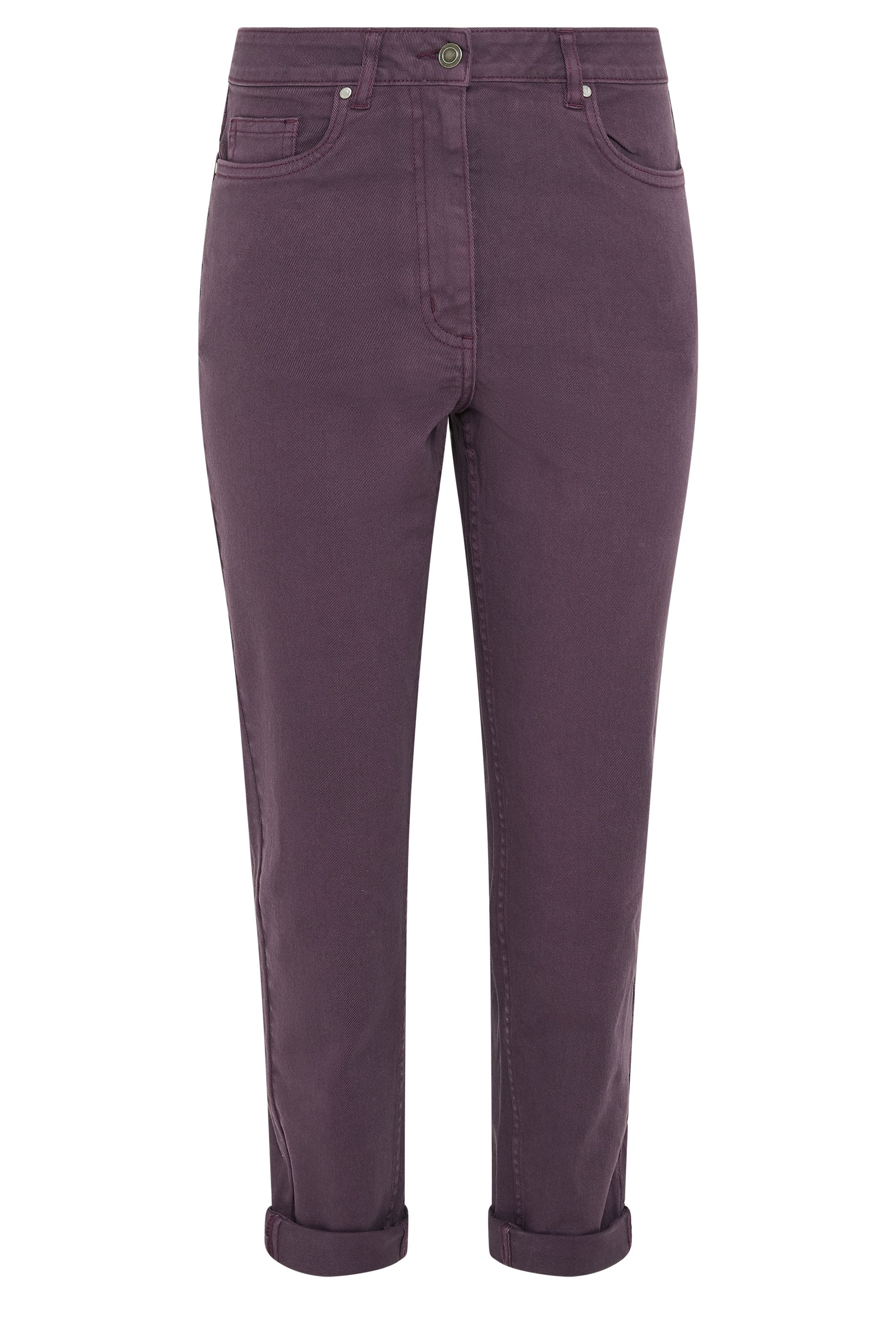 M&Co Berry Purple Mom Jeans | M&Co 5