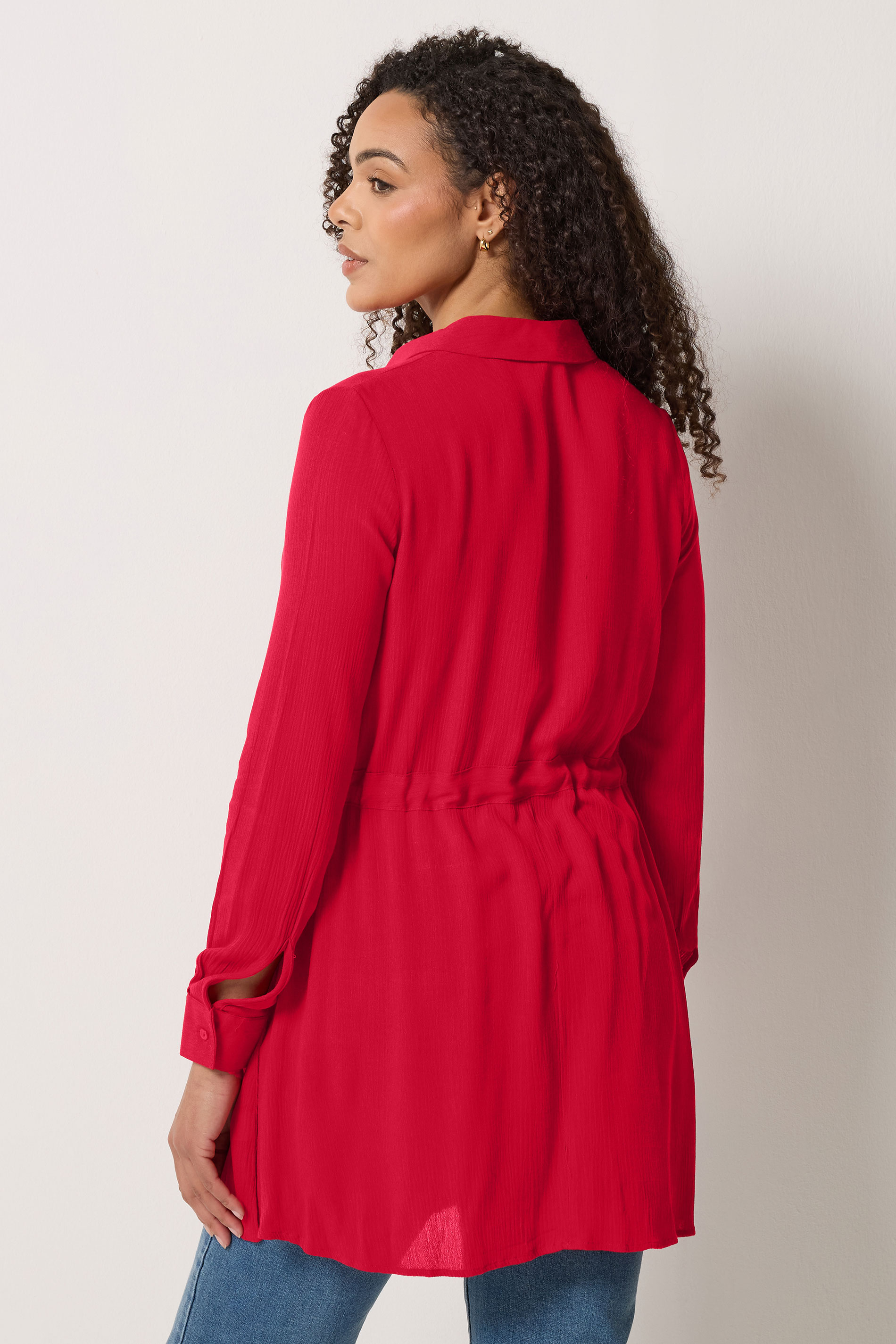 M&Co Red Tunic Shirt Dress | M&Co 2