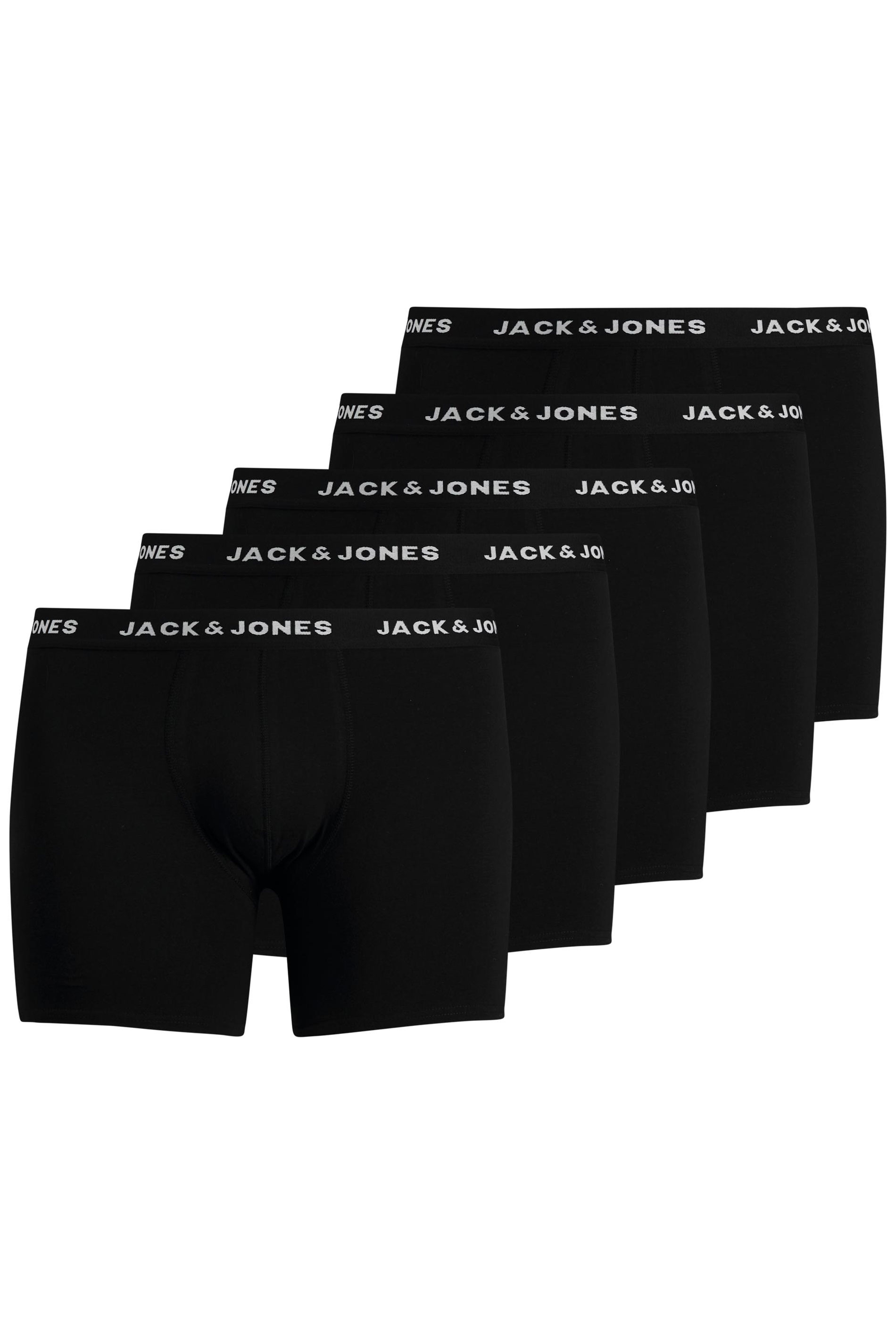 JACK & JONES 5 PACK Black Boxers | BadRhino 3