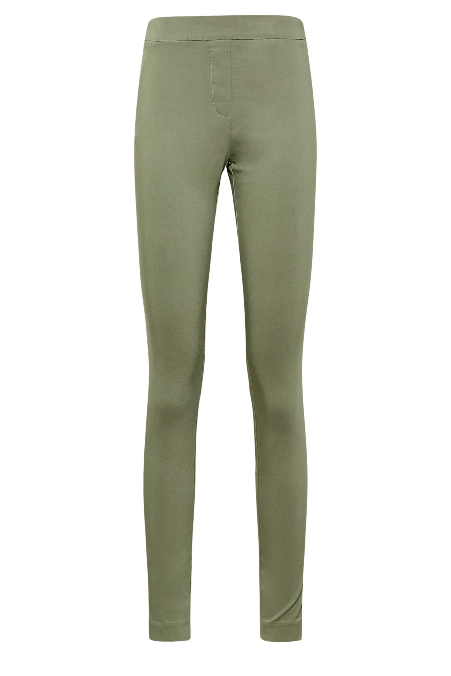 LTS Tall Women's Khaki Green Stretch Skinny Leg Trousers | Long Tall Sally 2