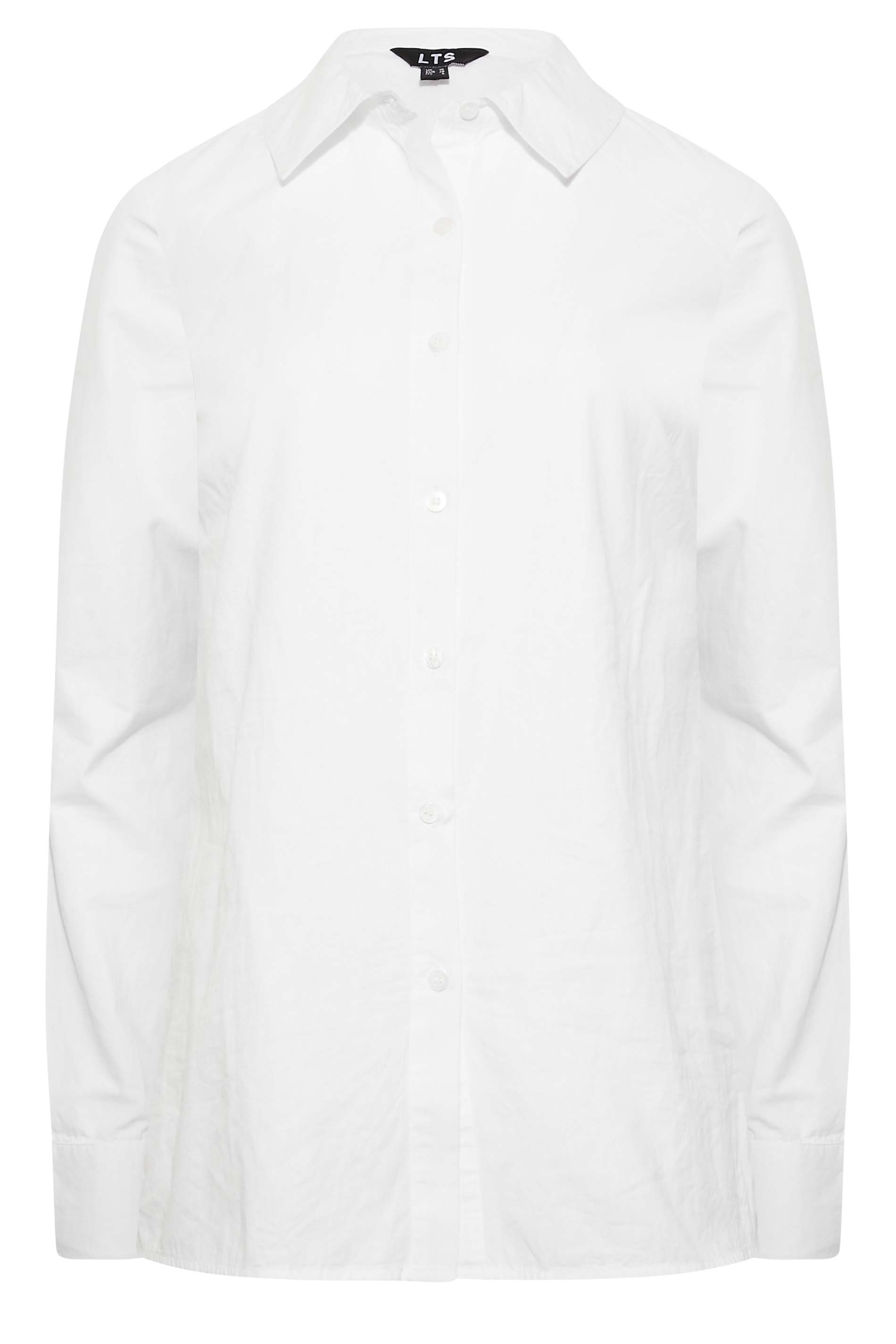 Tall Women's LTS White Cotton Shirt | Long Tall Sally  2