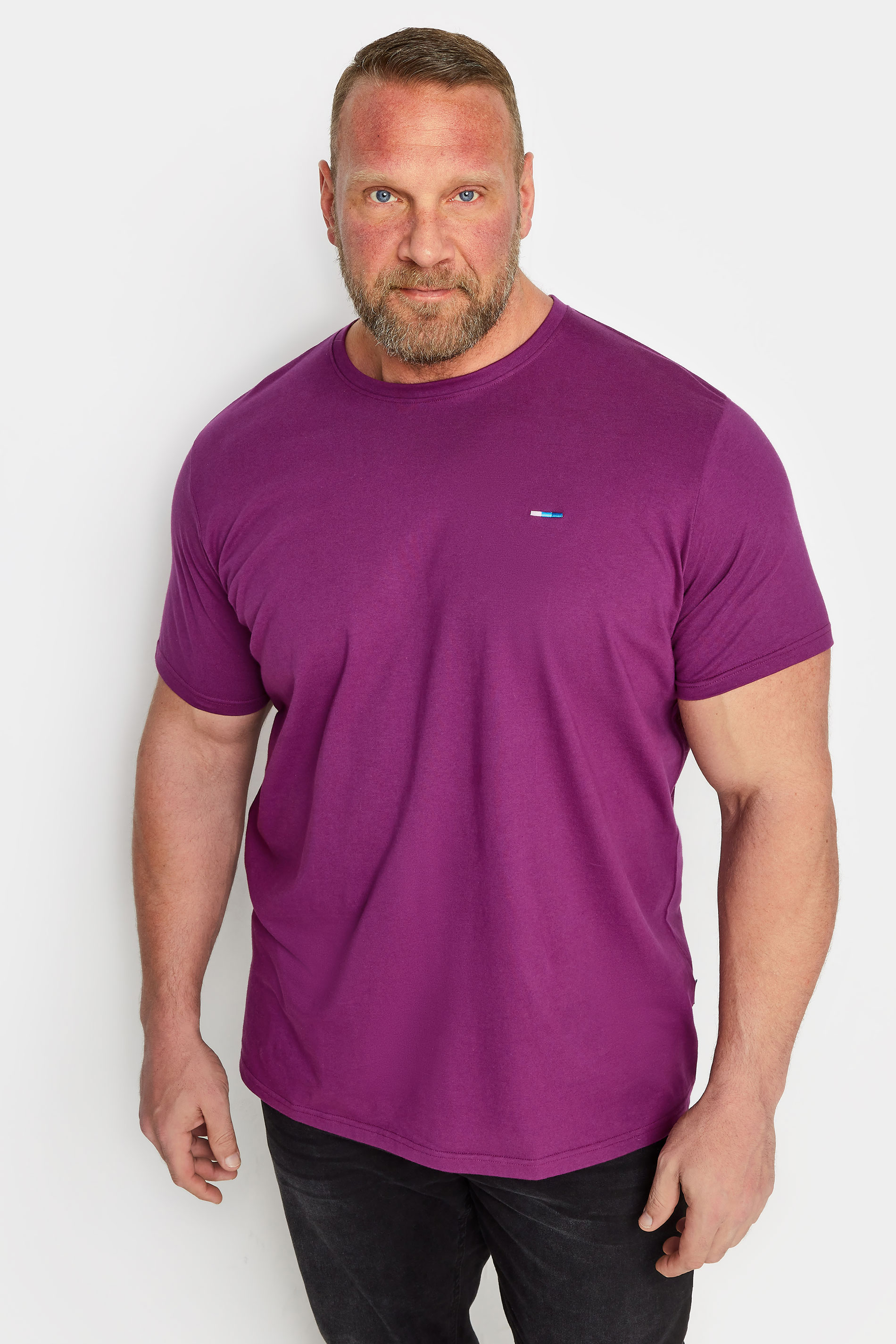 BadRhino Big & Tall Plum Purple Core T-Shirt | BadRhino 1