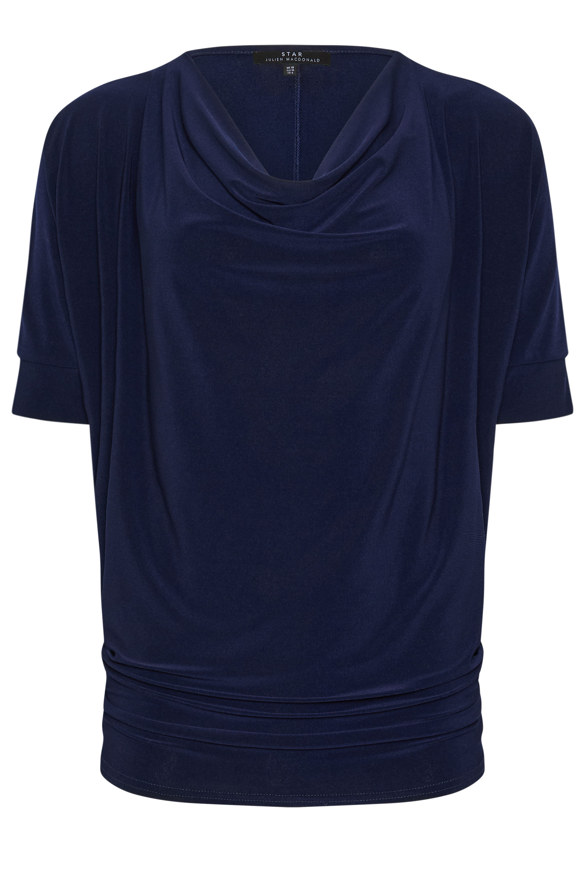 STAR Navy Blue Neck Top | StarByJM 1