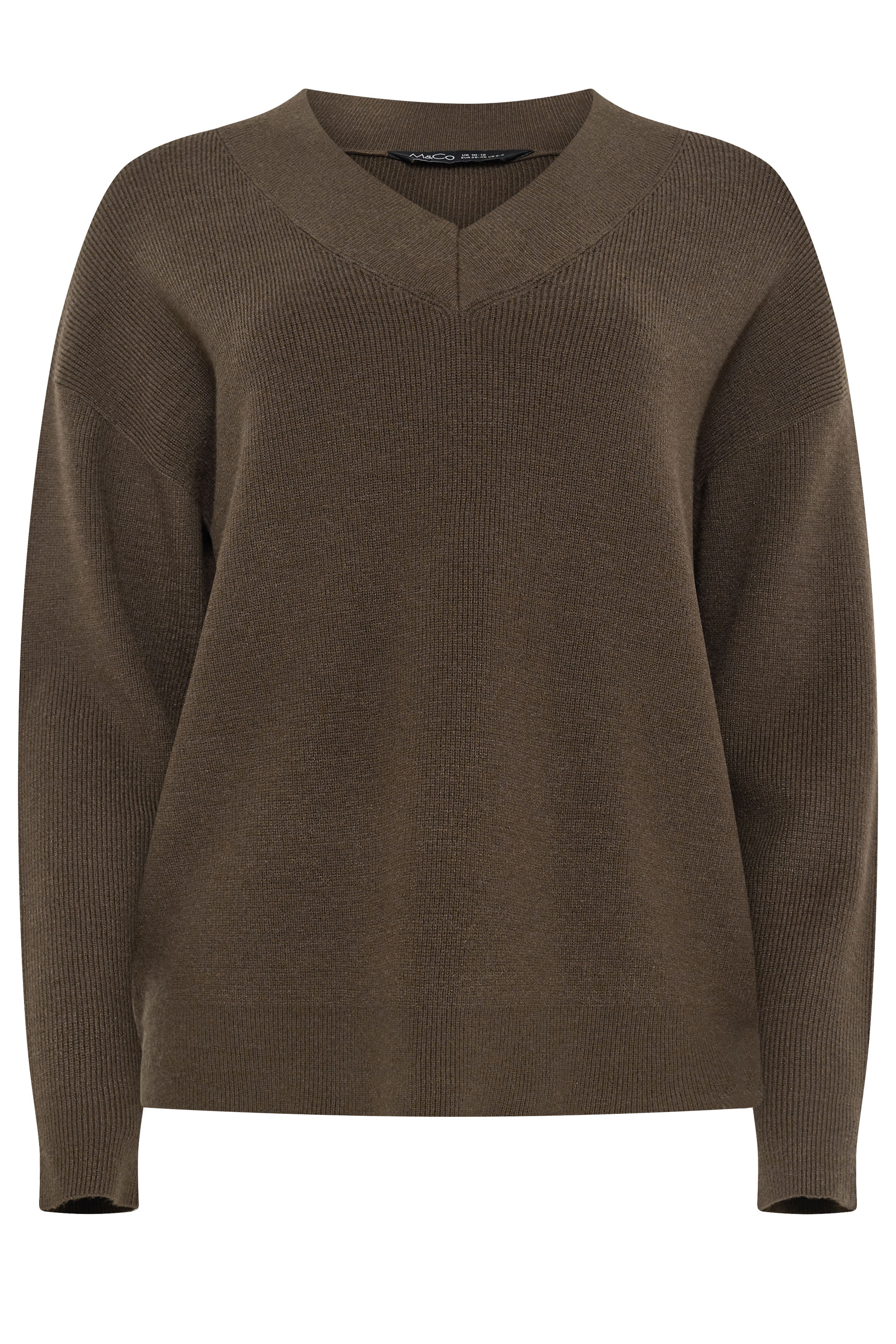 M&Co Chocolate Brown Drop Shoulder Jumper | M&Co 5