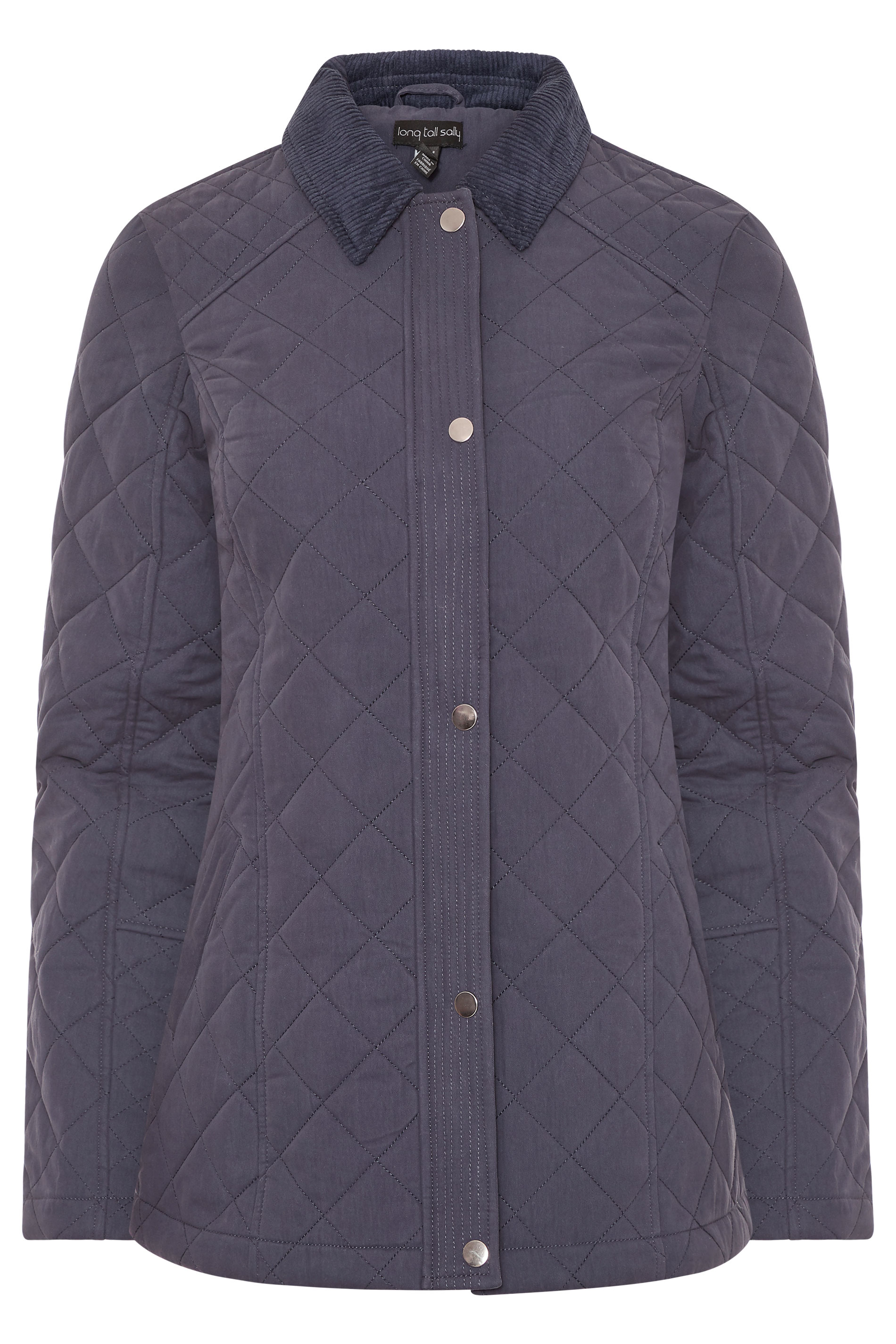 Navy Quilted Jacket | Long Tall Sally