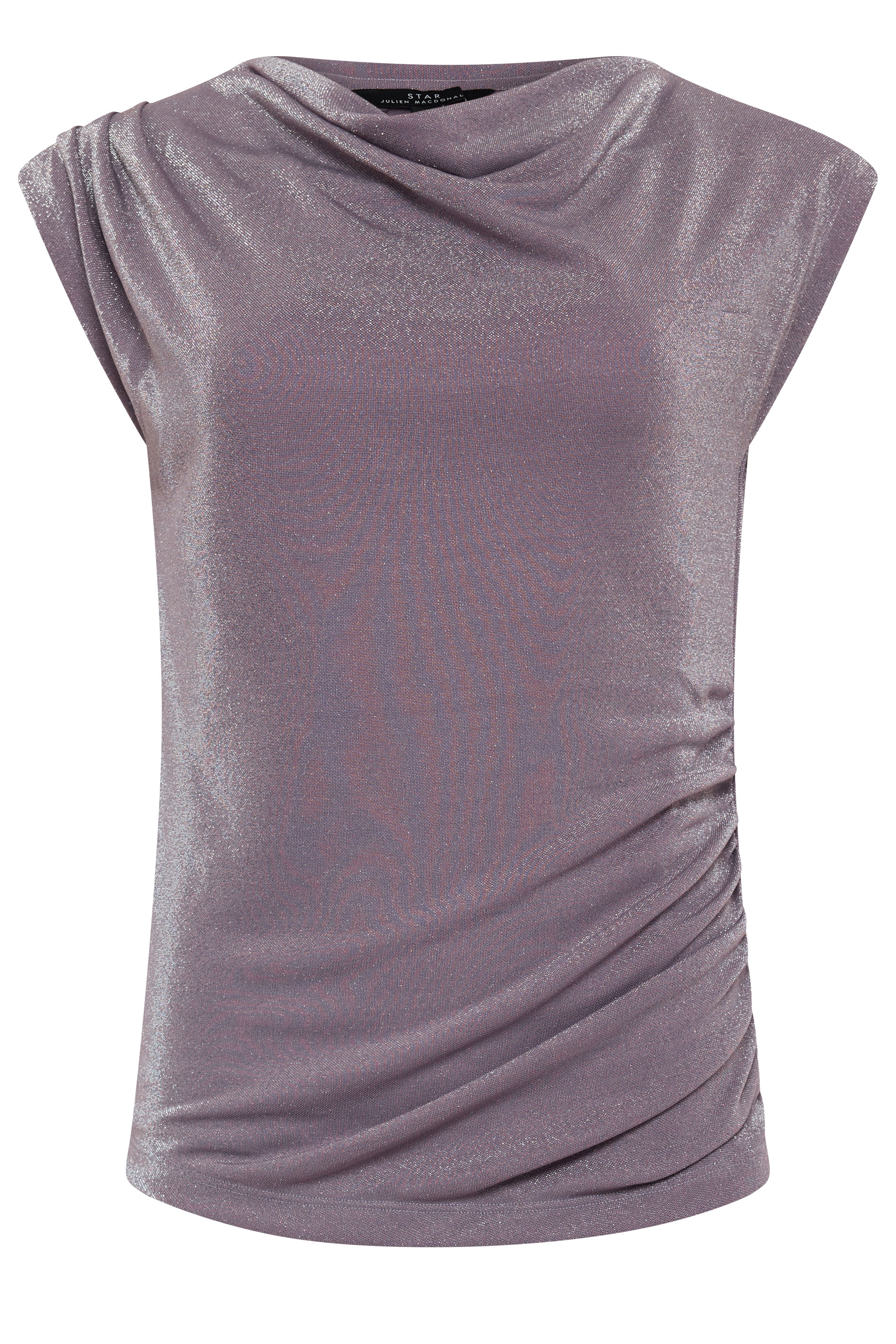 STAR Lilac Shimmer Draped Top | StarByJM 5