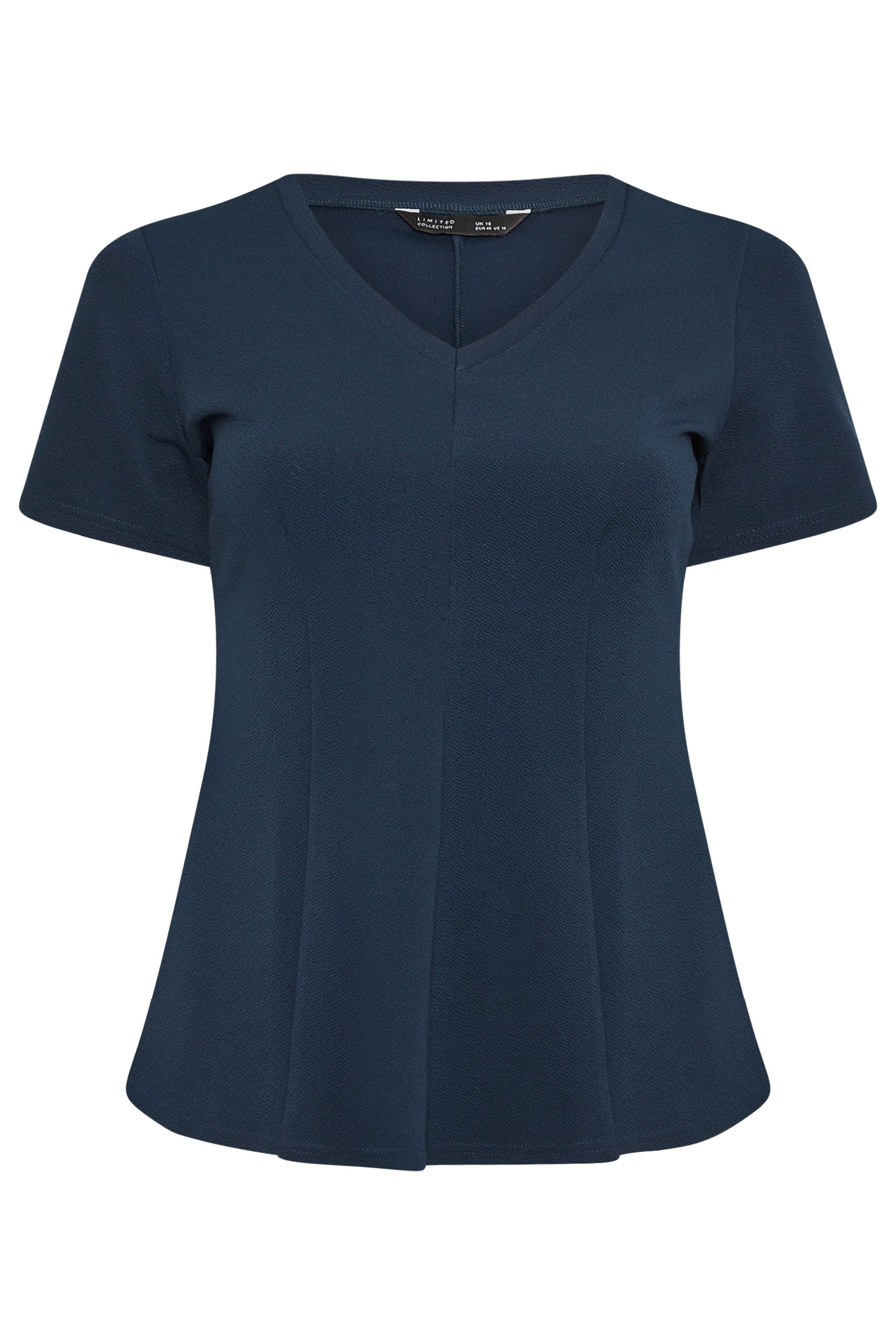 LIMITED COLLECTION Plus Size Navy Blue Corset Top | Yours Clothing 5
