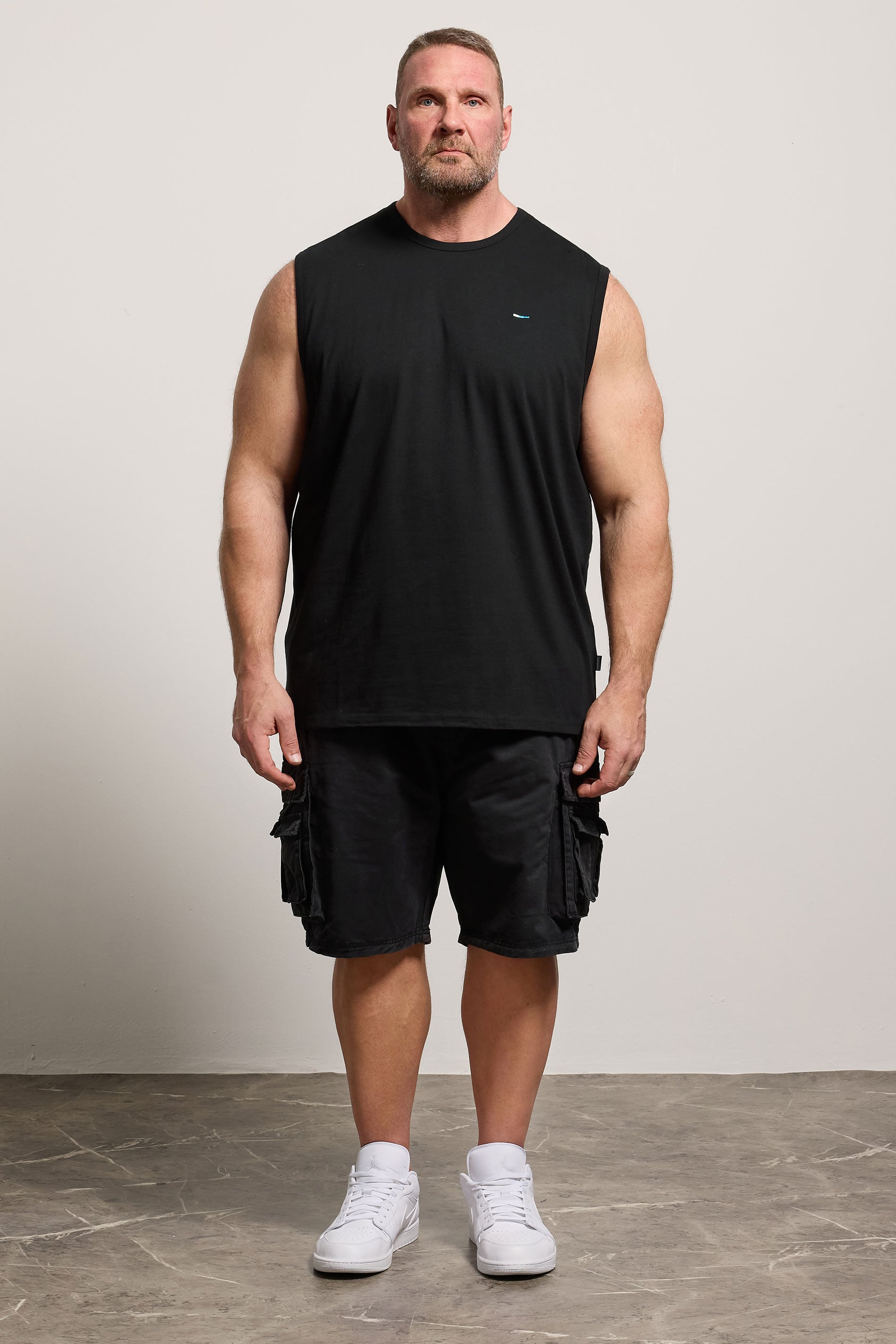 BadRhino Big & Tall 3 PACK Black/Off White/Clay Orange Muscle Vests | BadRhino 5