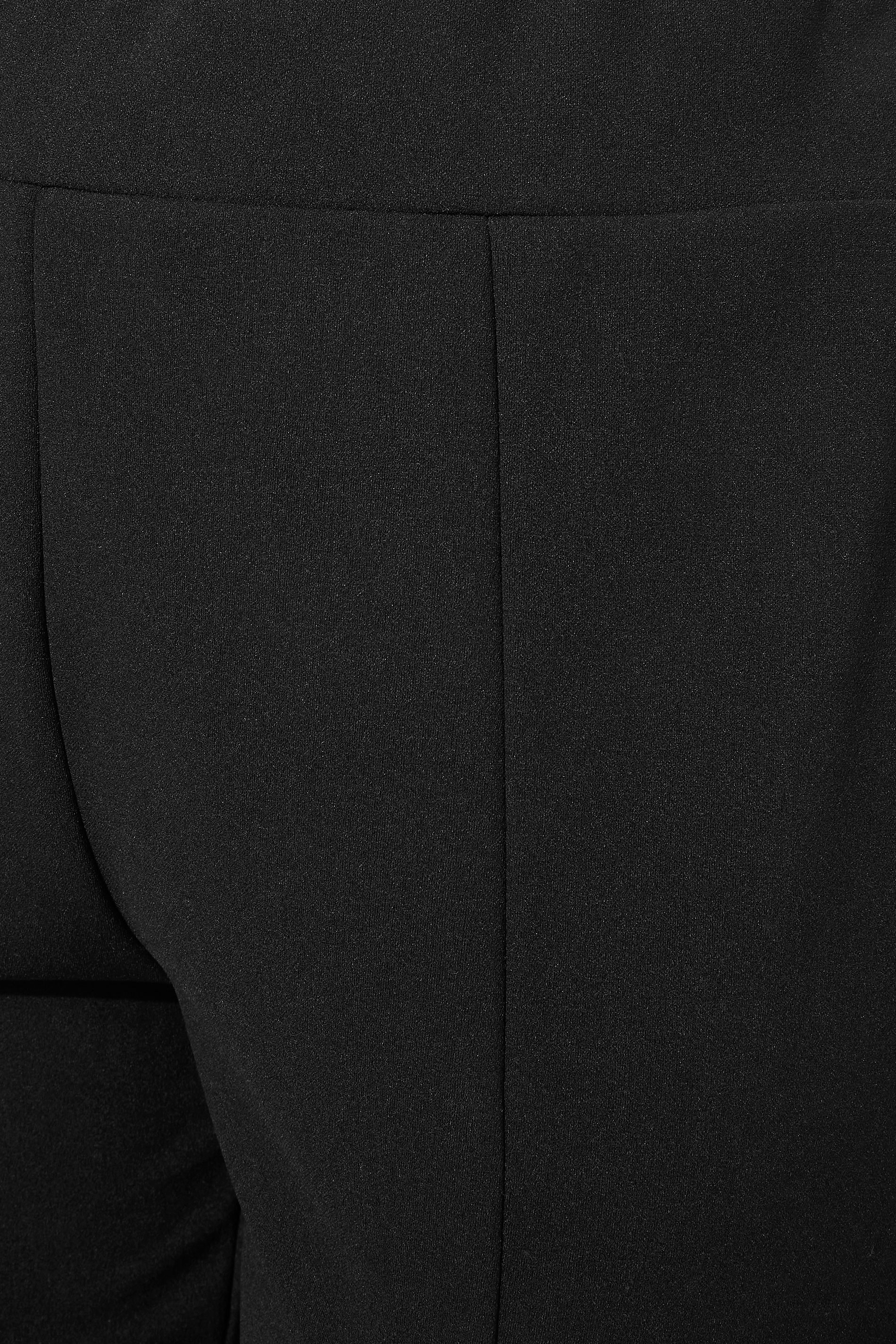 Plus Size Black Tapered Trousers | Yours Clothing 3