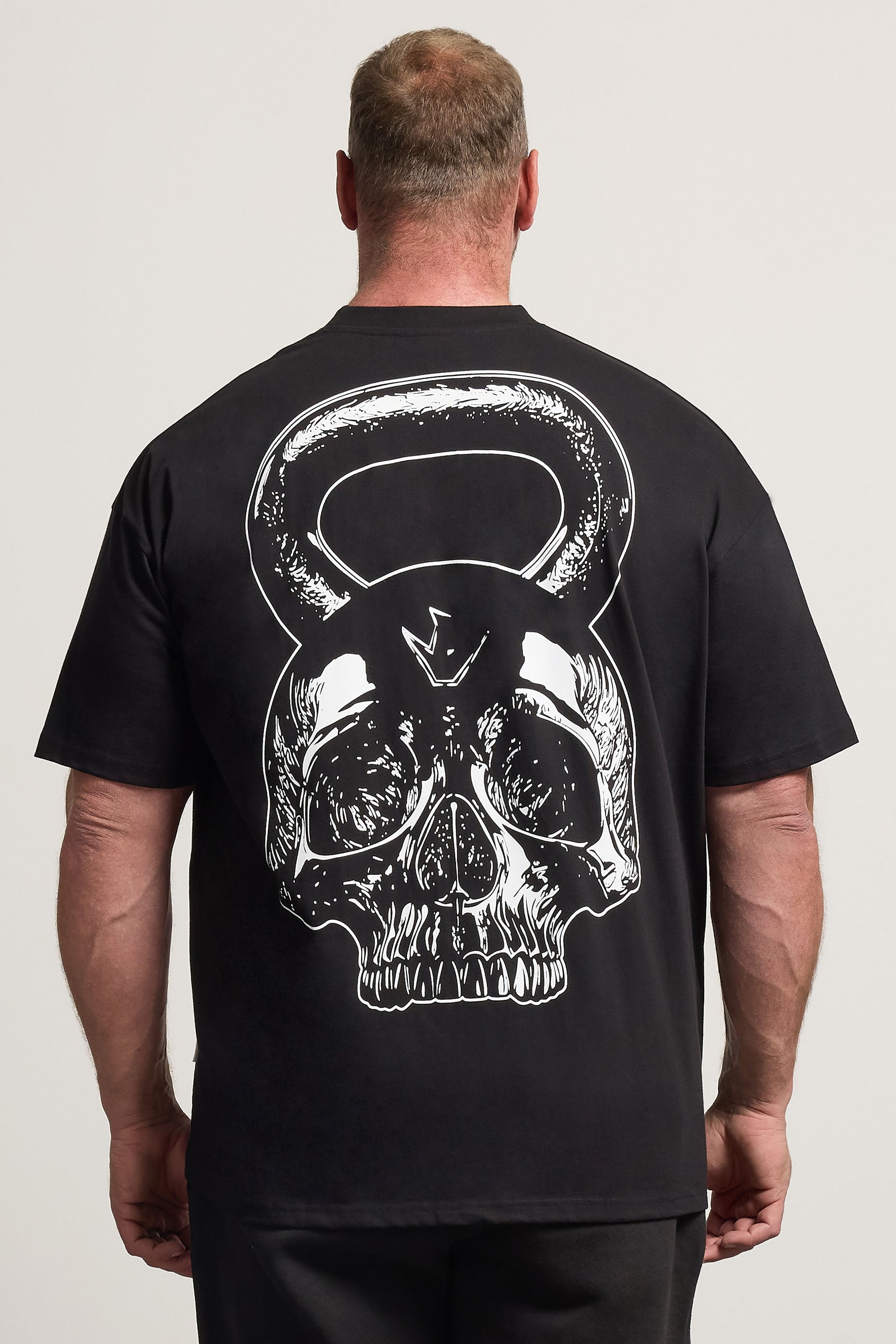 IronRhino Big & Tall Black Skull T-Shirt | BadRhino 2