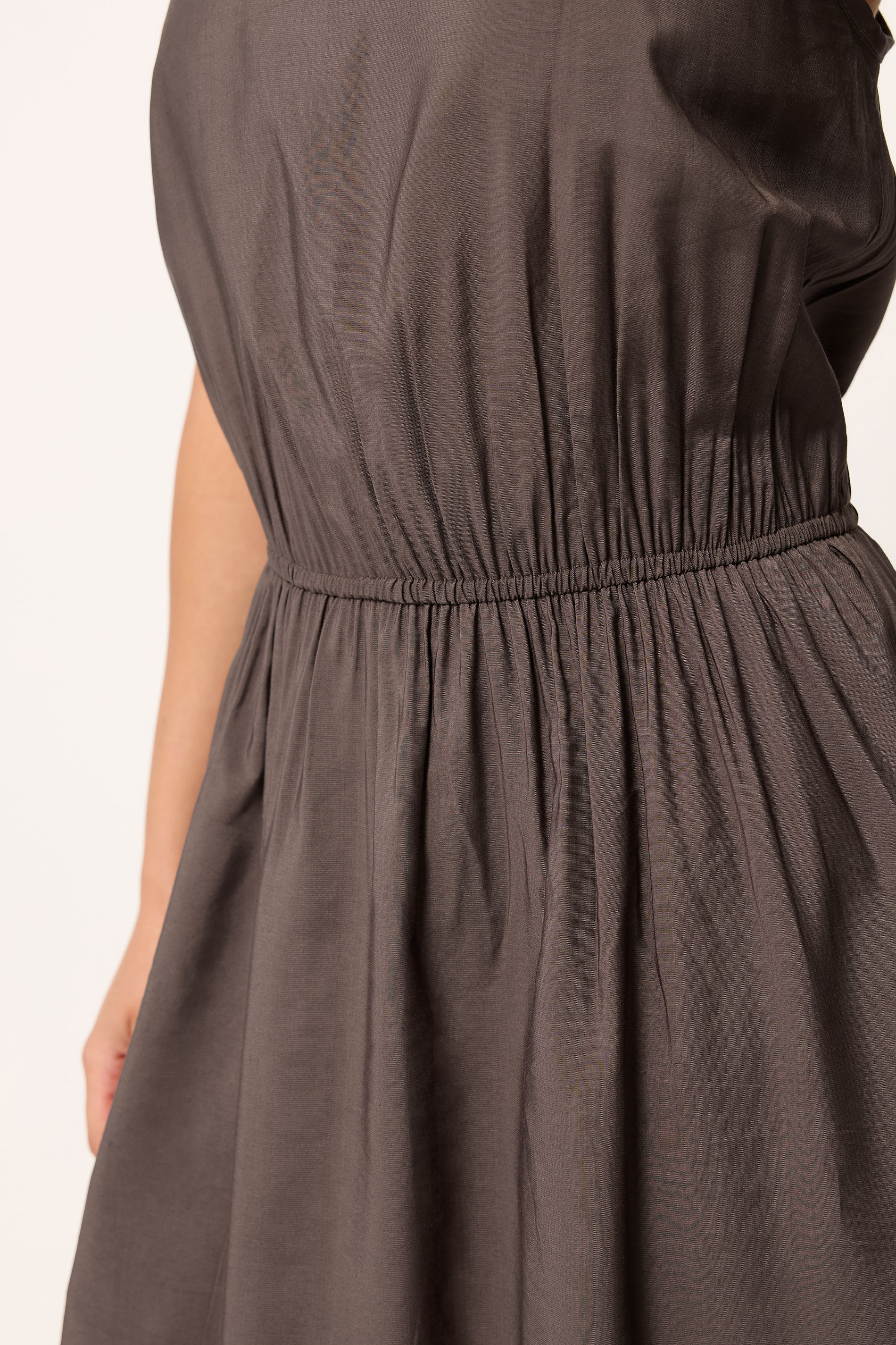 PixieGirl Petite Chocolate Brown Midi Dress | PixieGirl 4