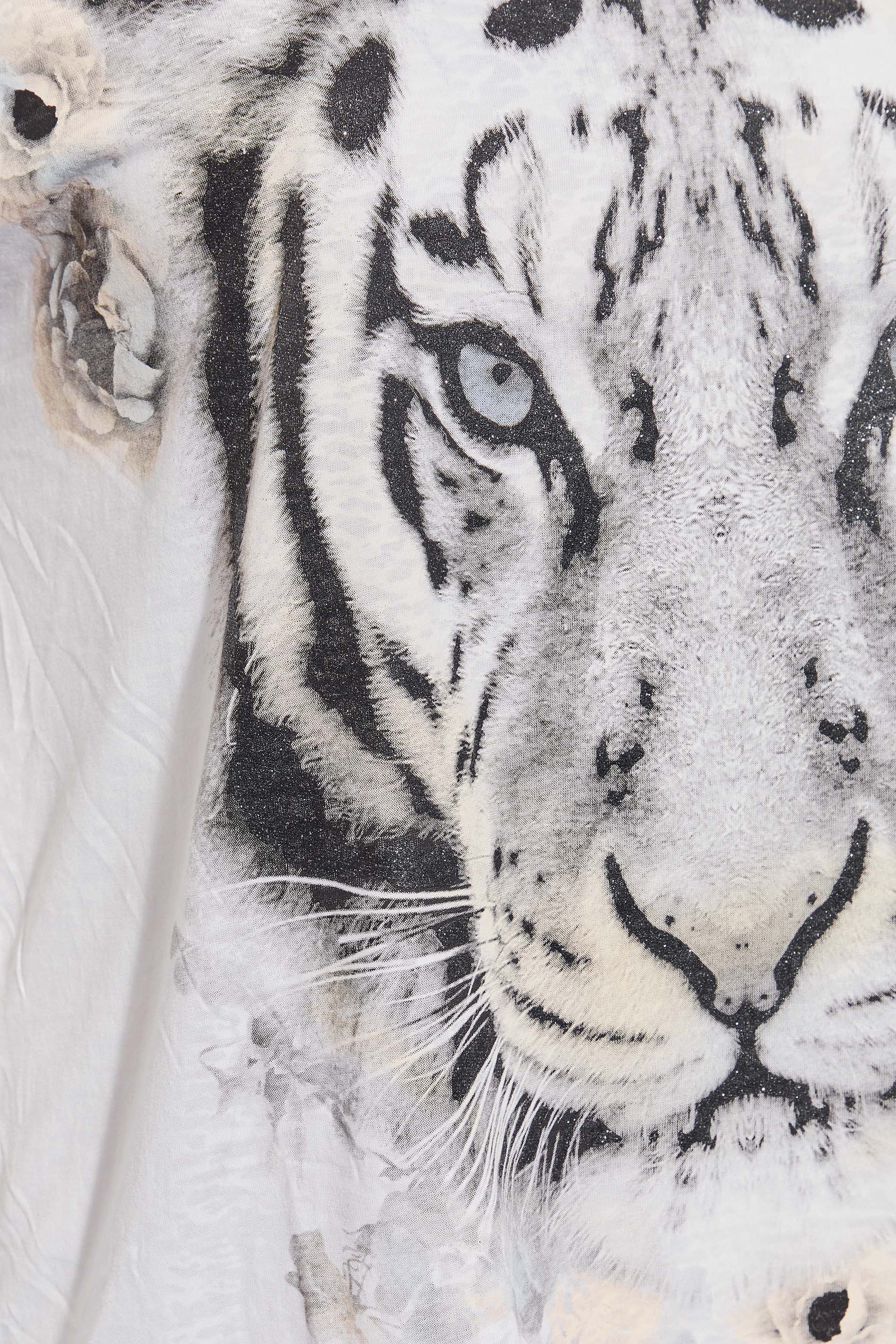 White Tiger Shirts Face - Tiger T-Shirts and Clothing Made with