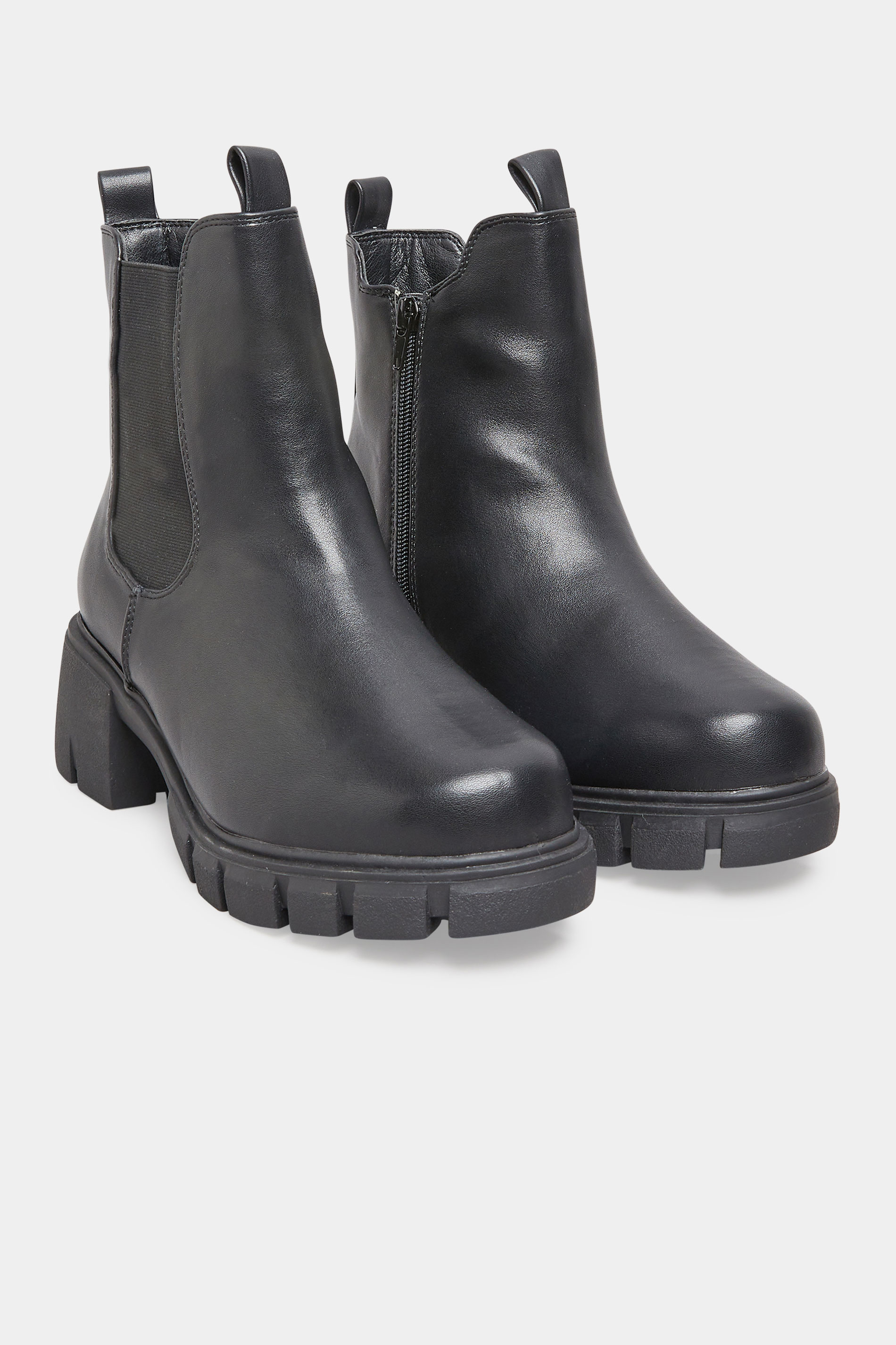 LIMITED COLLECTION Black Chunky Chelsea Boots In Extra Wide EEE Fit_Ar.jpg