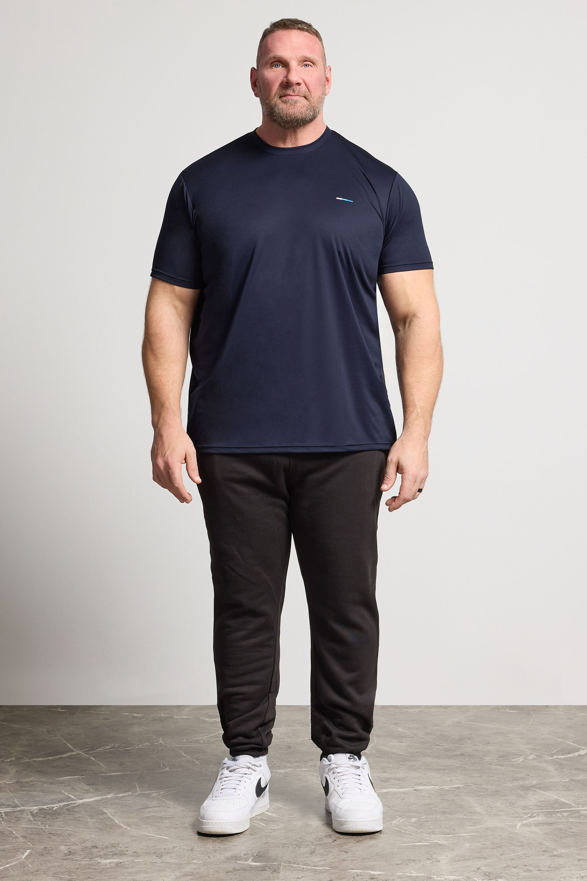 BadRhino Big & Tall Navy Blue Active T-Shirt | BadRhino 1