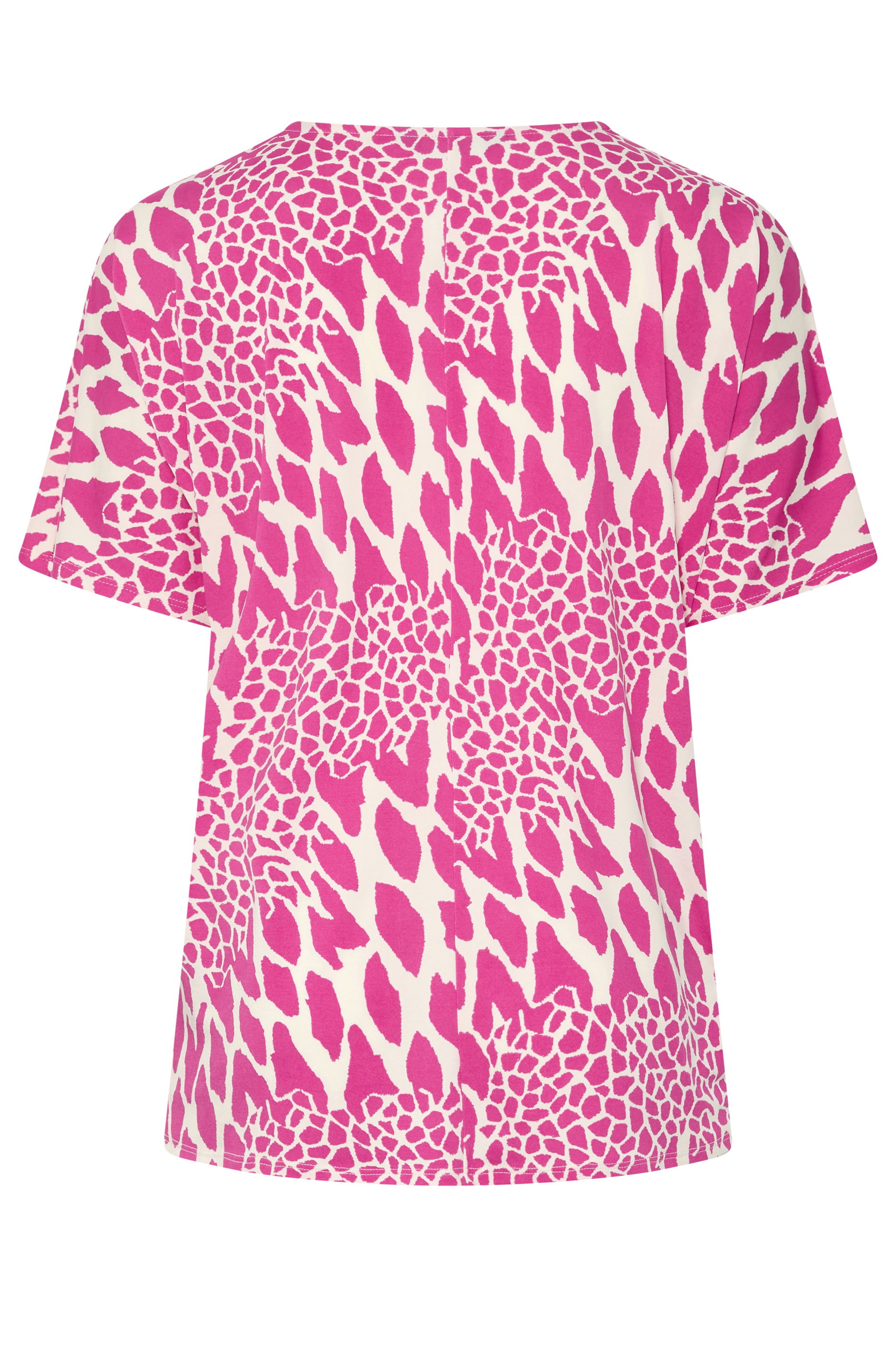 YOURS Plus Size Pink Abstract Pleat Front Top | yours Clothing 6