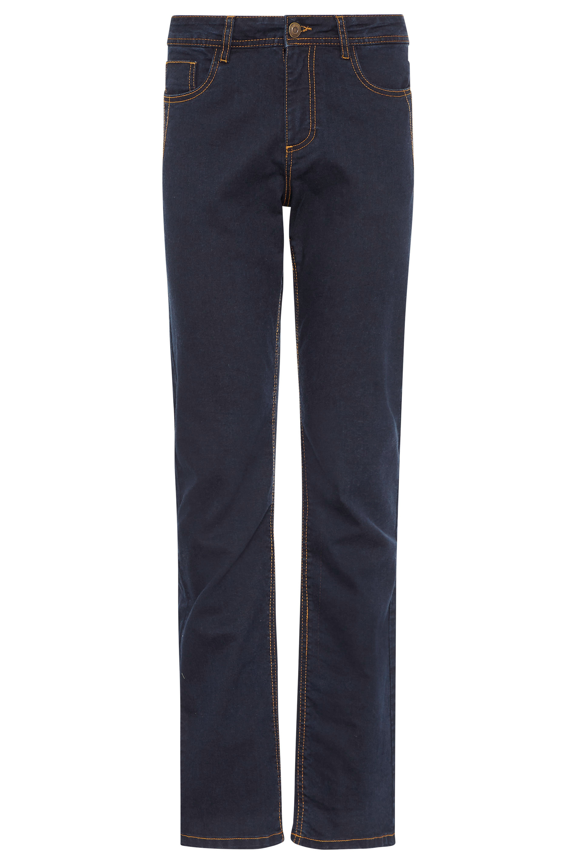 LTS MADE FOR GOOD Indigo Blue Straight Leg Denim Jeans | Long Tall Sally 2