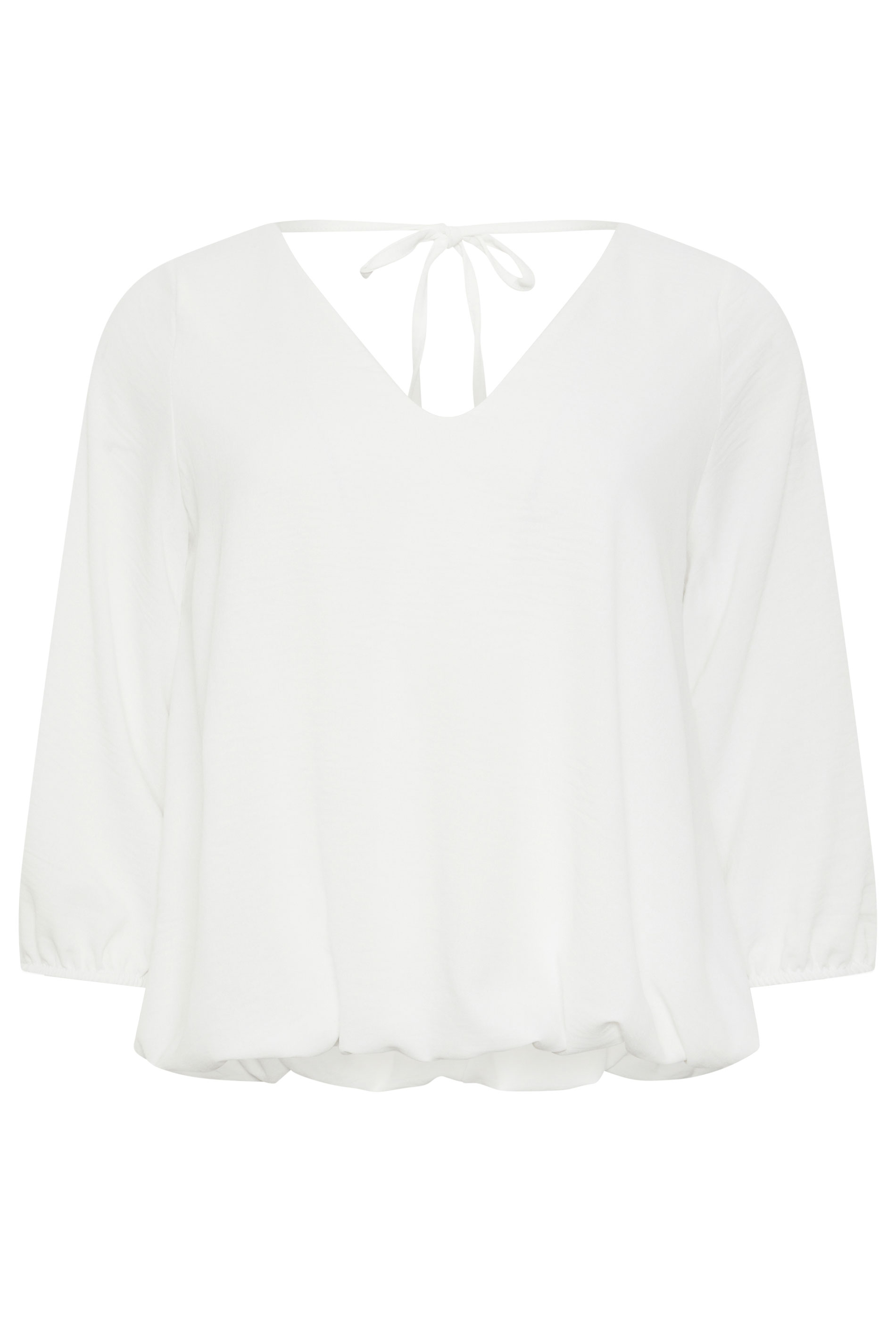 STAR White Bubble Hem Top  | StarByJM 5