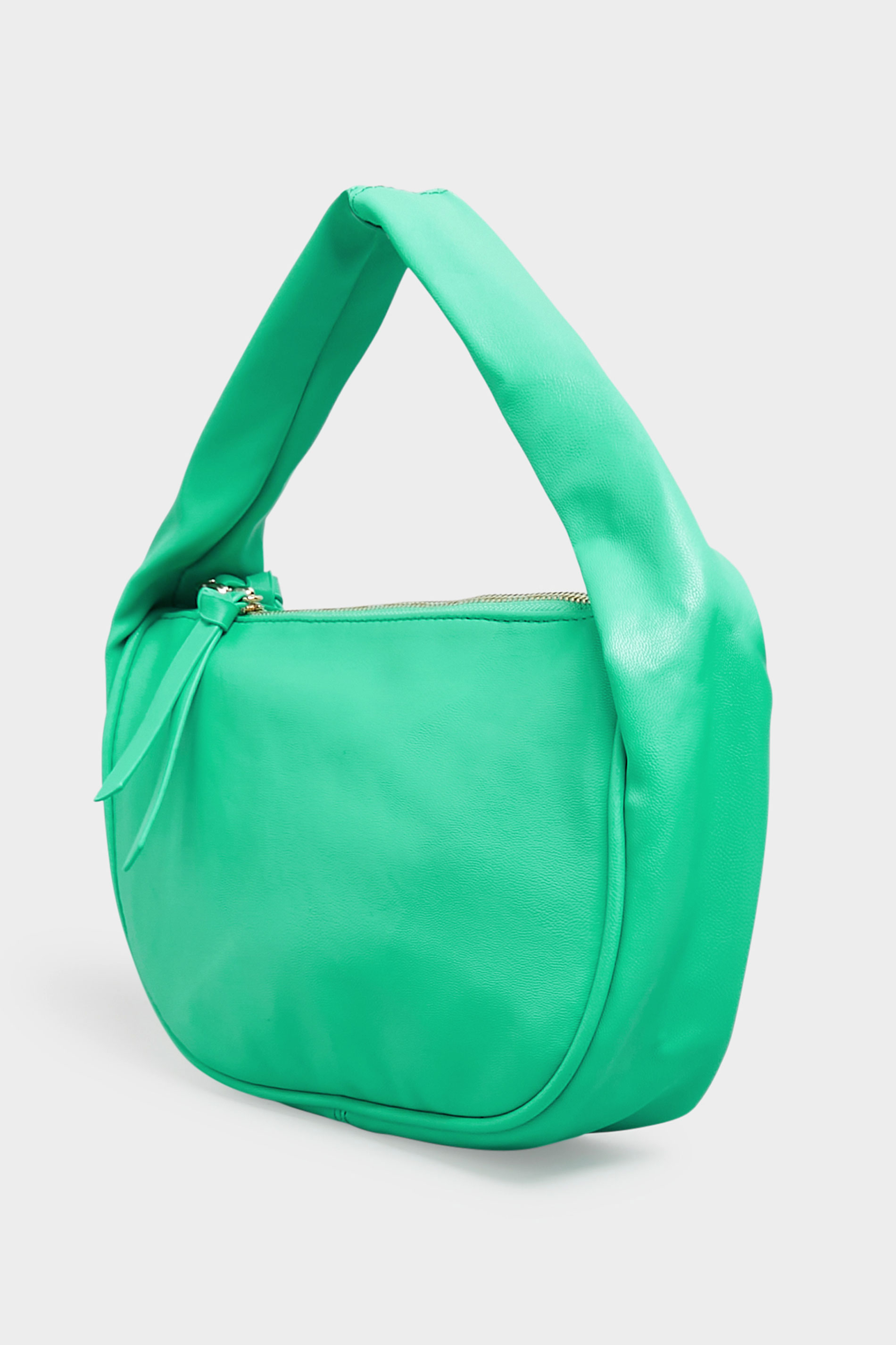 Bright Green Slouch Handle Bag 1