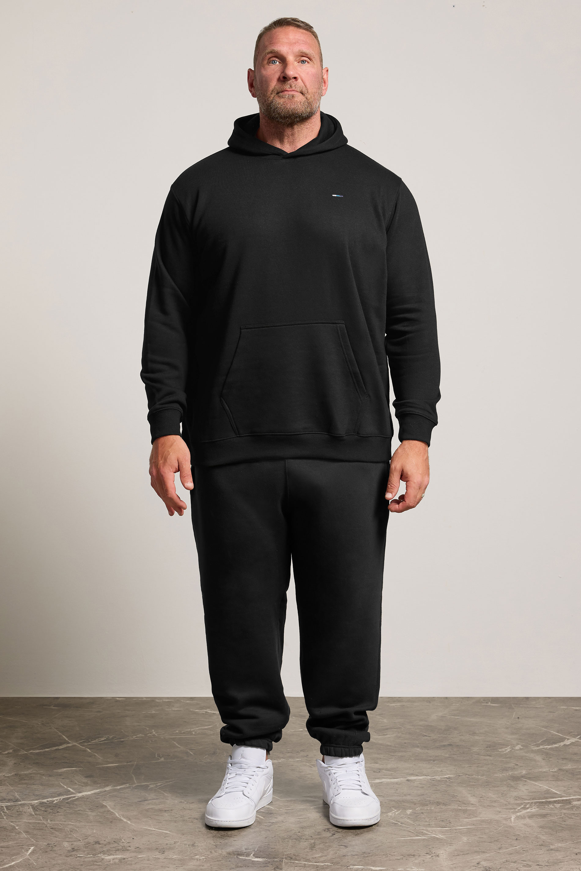 BadRhino Big & Tall Black Hoodie & Jogger Set | BadRhino 1