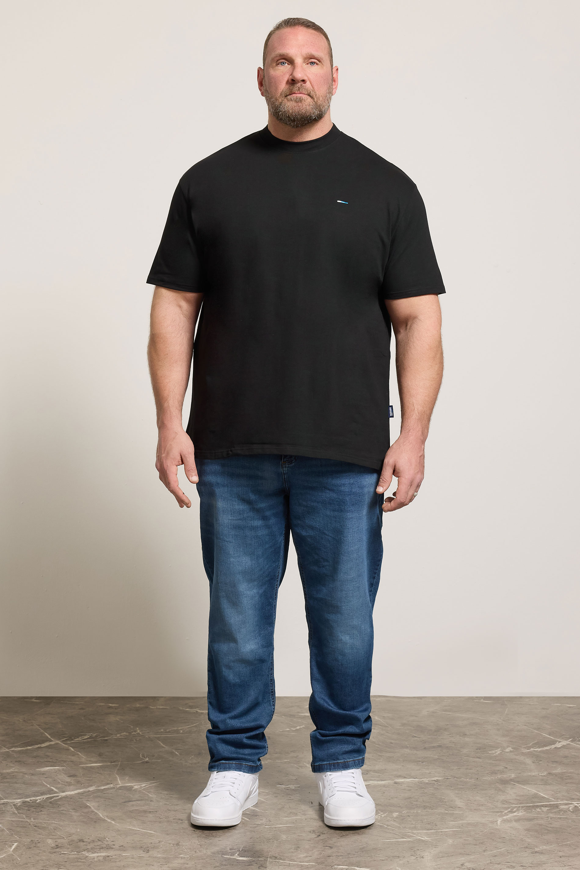 BadRhino Big & Tall Black Heavyweight T-Shirt | BadRhino 1