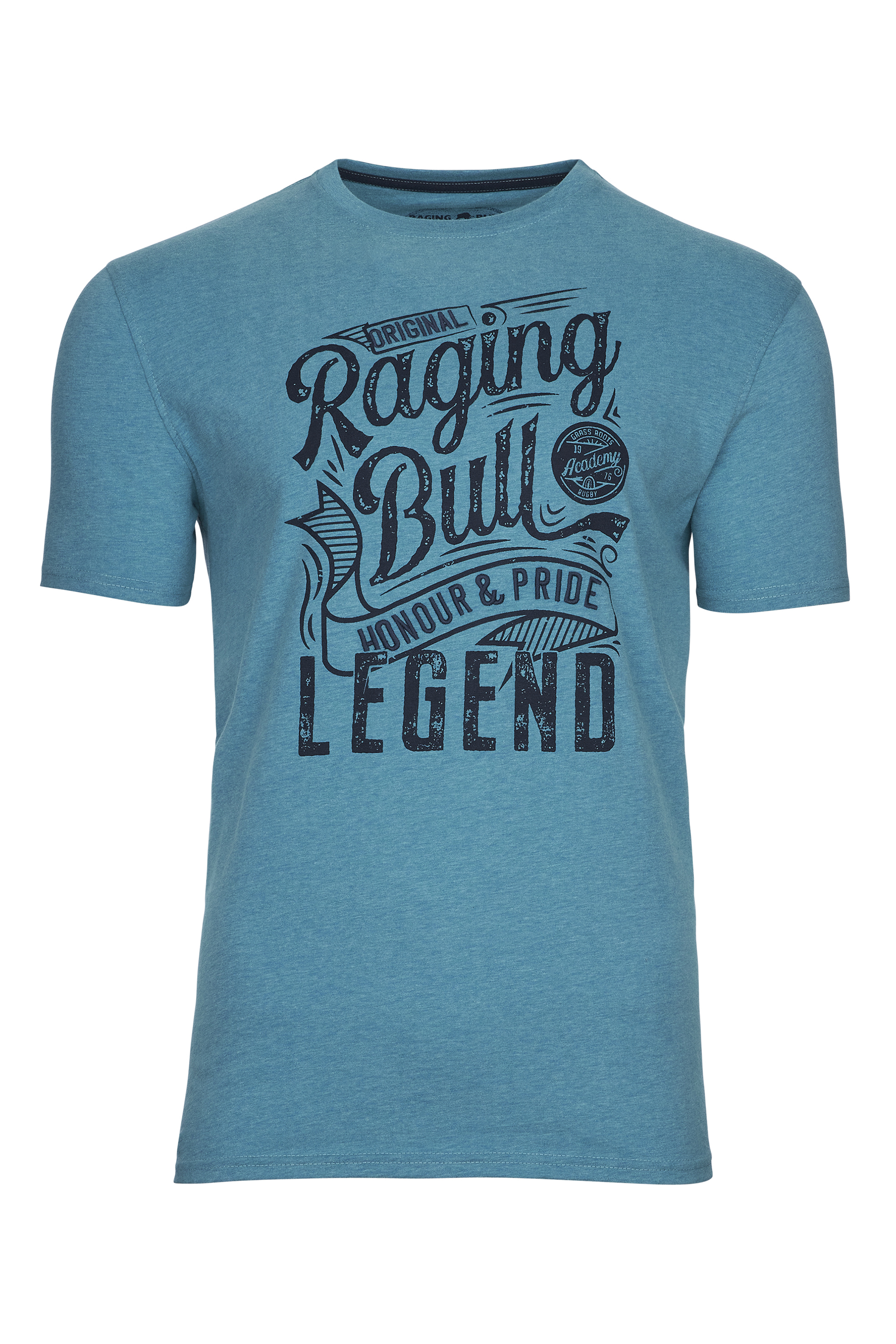RAGING BULL Big & Tall Blue Honour & Pride T-Shirt 1
